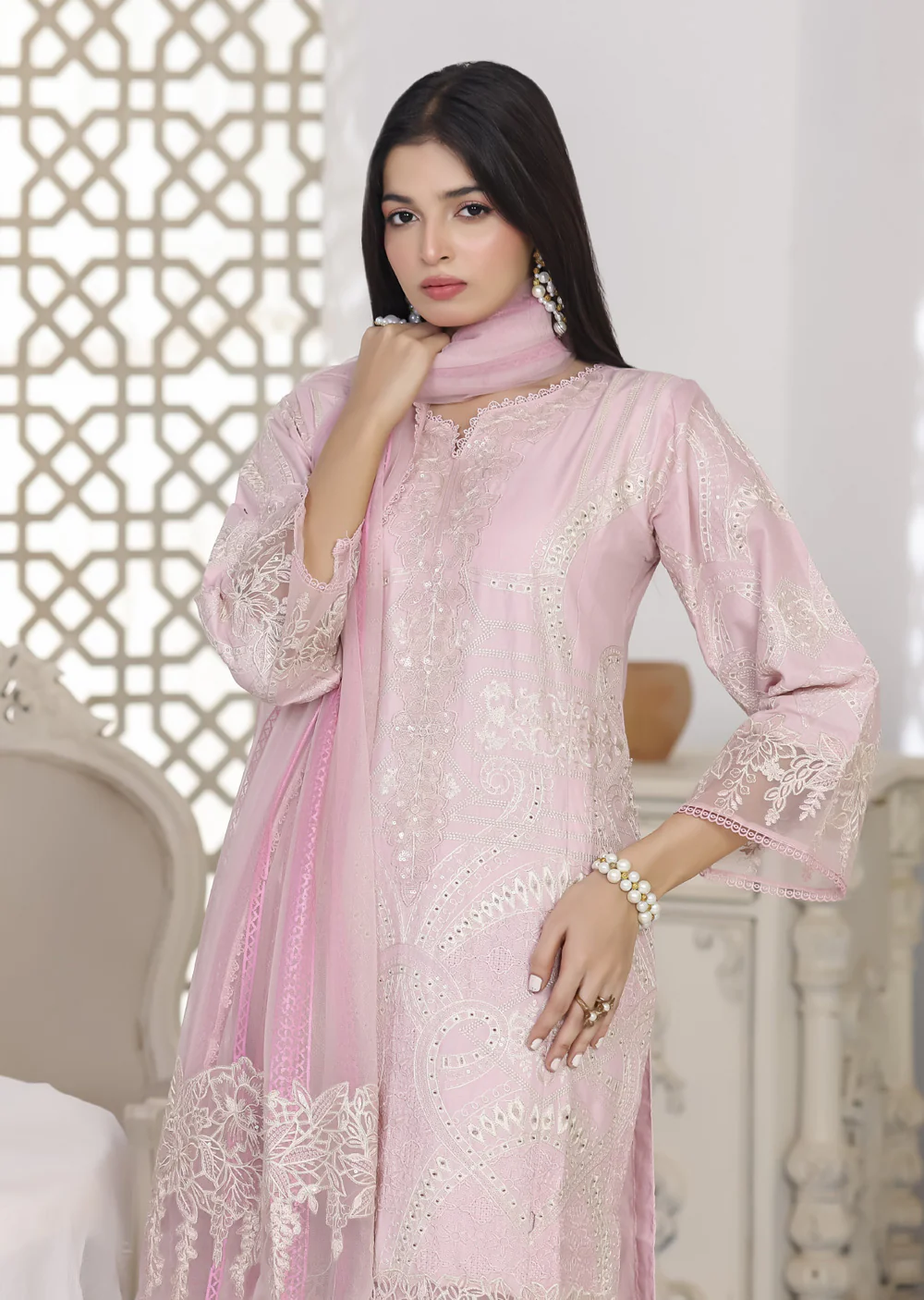 ATR-1601- Readymade Sehrish B Lux Cotton - Image 10