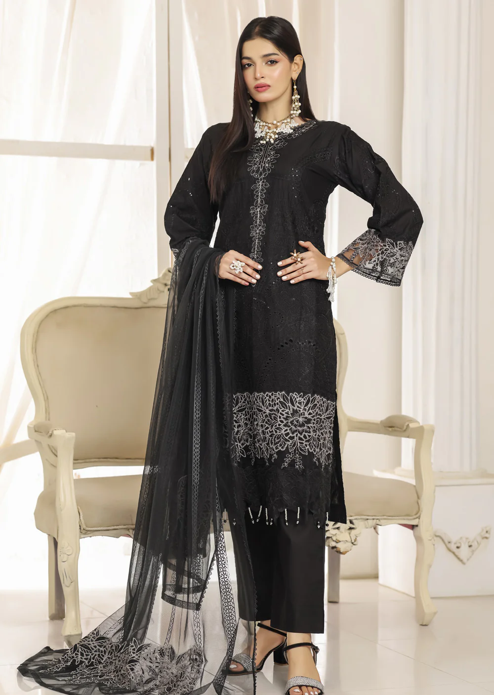 ATR-1601- Readymade Sehrish B Lux Cotton - Image 17