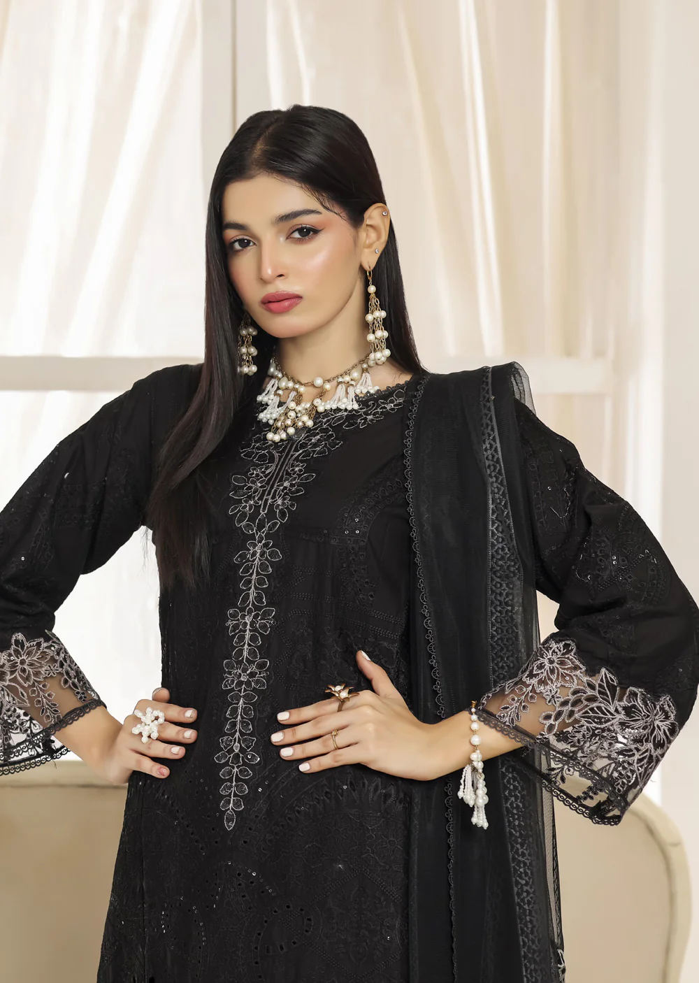 ATR-1601- Readymade Sehrish B Lux Cotton - Image 8