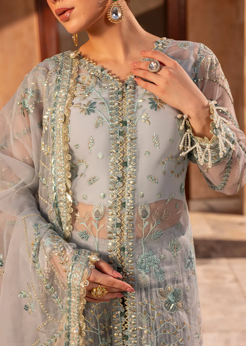 AYN-02 AQUA FORMAL DRESS Readymade Collection by AYLIN 2025 - Image 4
