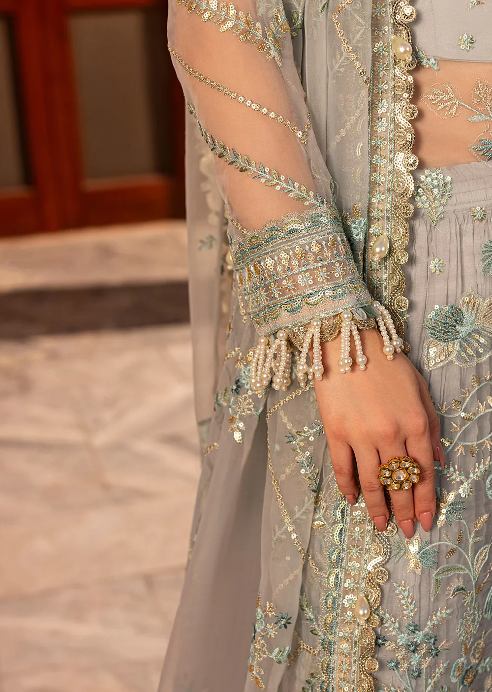 AYN-02 AQUA FORMAL DRESS Readymade Collection by AYLIN 2025 - Image 5