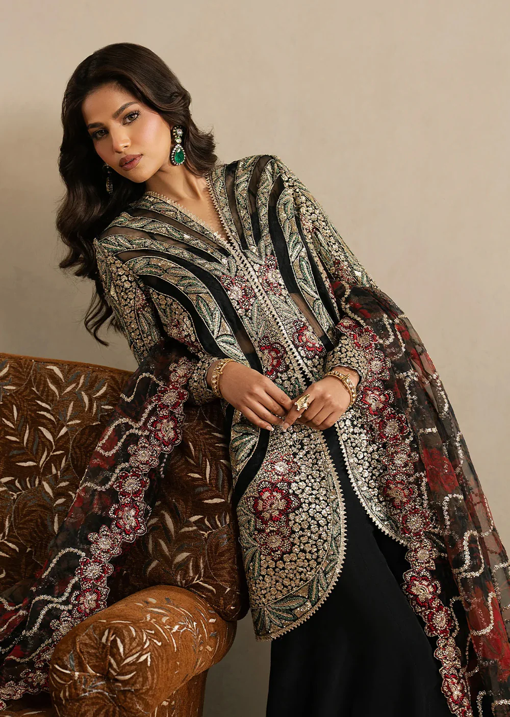 AYQ-01 EHSAAS - Qurbat Ayzel Silk Festive - Image 3