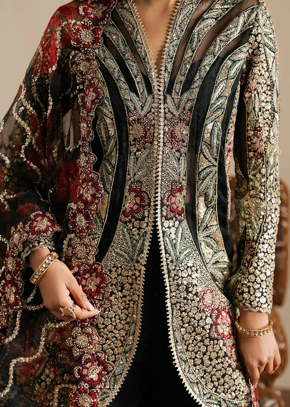 AYQ-01 EHSAAS - Qurbat Ayzel Silk Festive - Image 4