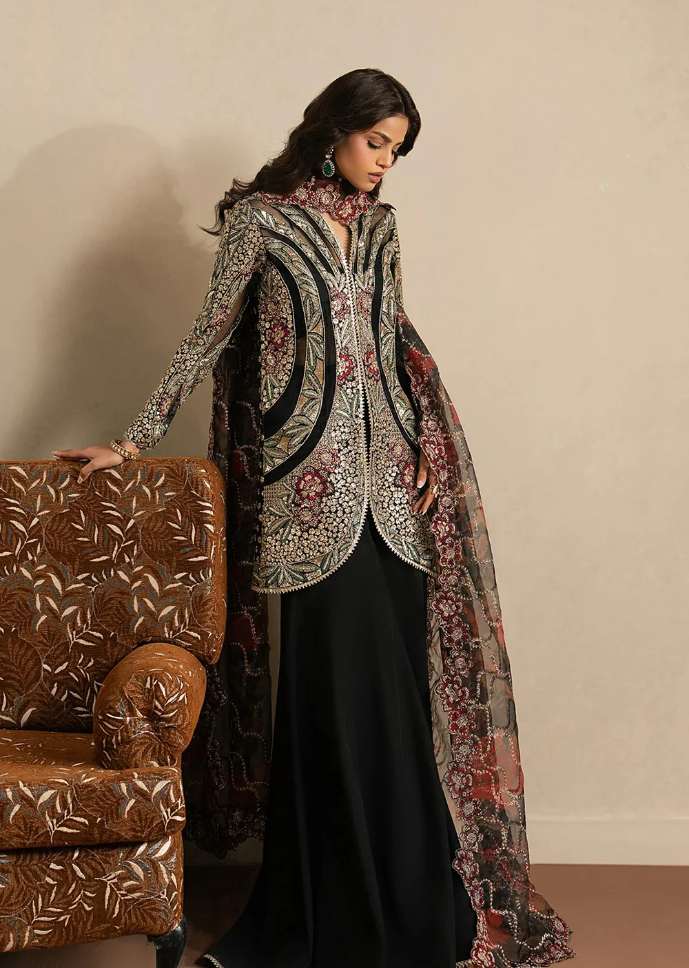 AYQ-01 EHSAAS - Qurbat Ayzel Silk Festive - Image 5