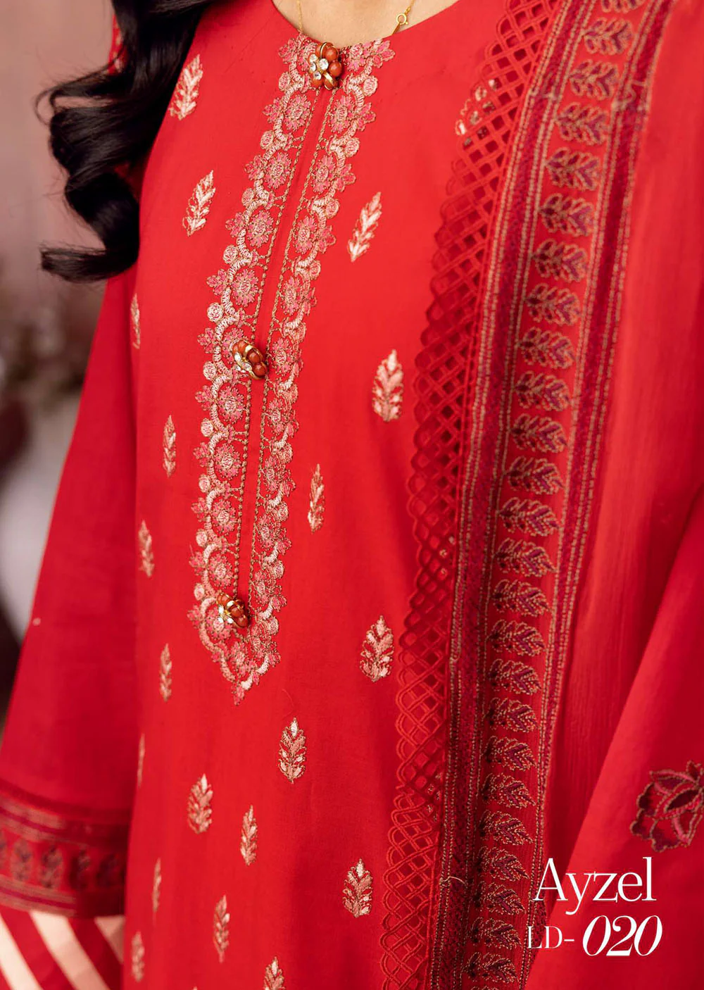 AYZEL - Readymade - Brocade Embroidered Lawn Collection 2023 - Image 5