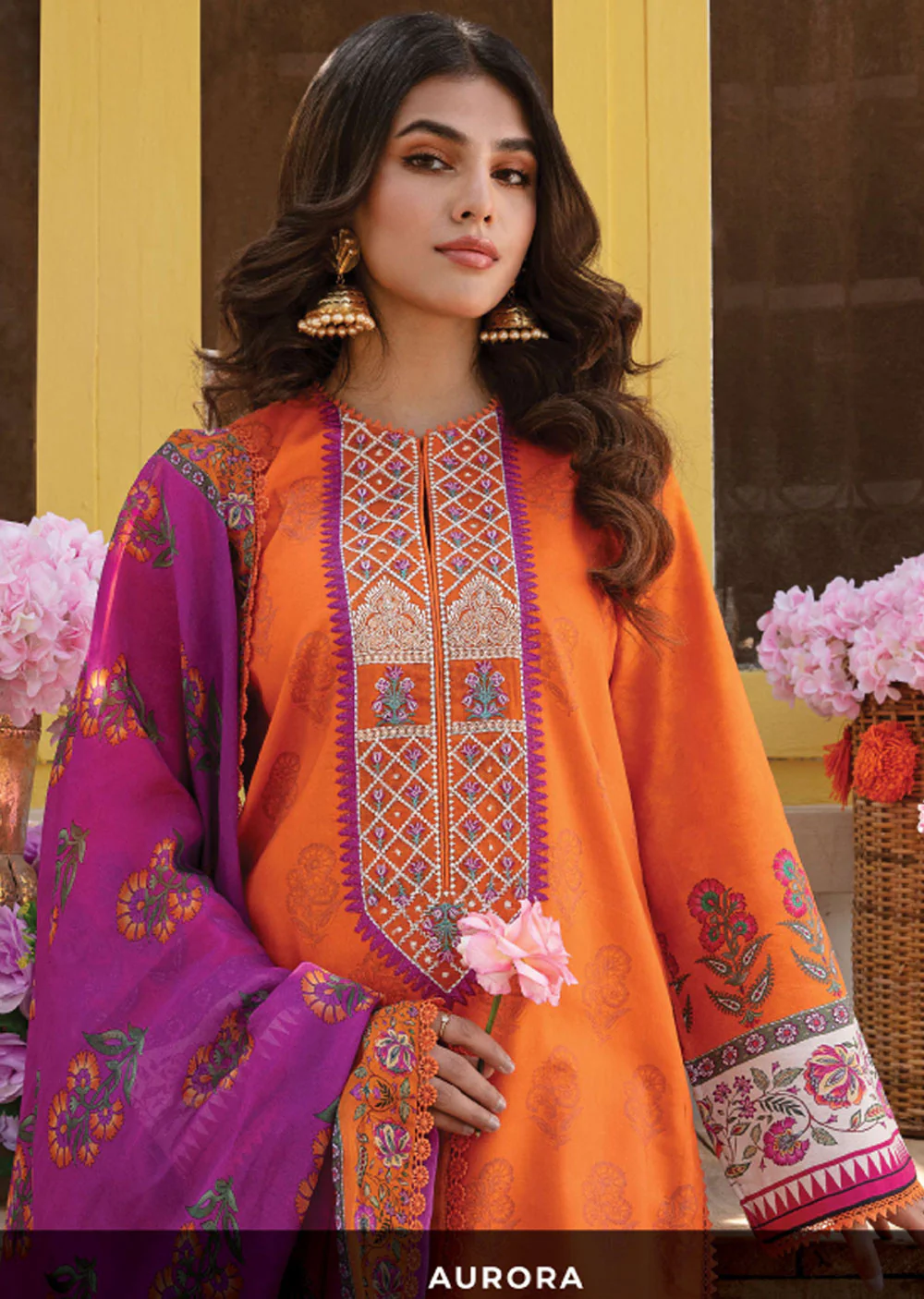 RZN01-R - Aurora - Readymade - Rangreza Summer Edit by Afrozeh 2023 - Image 2