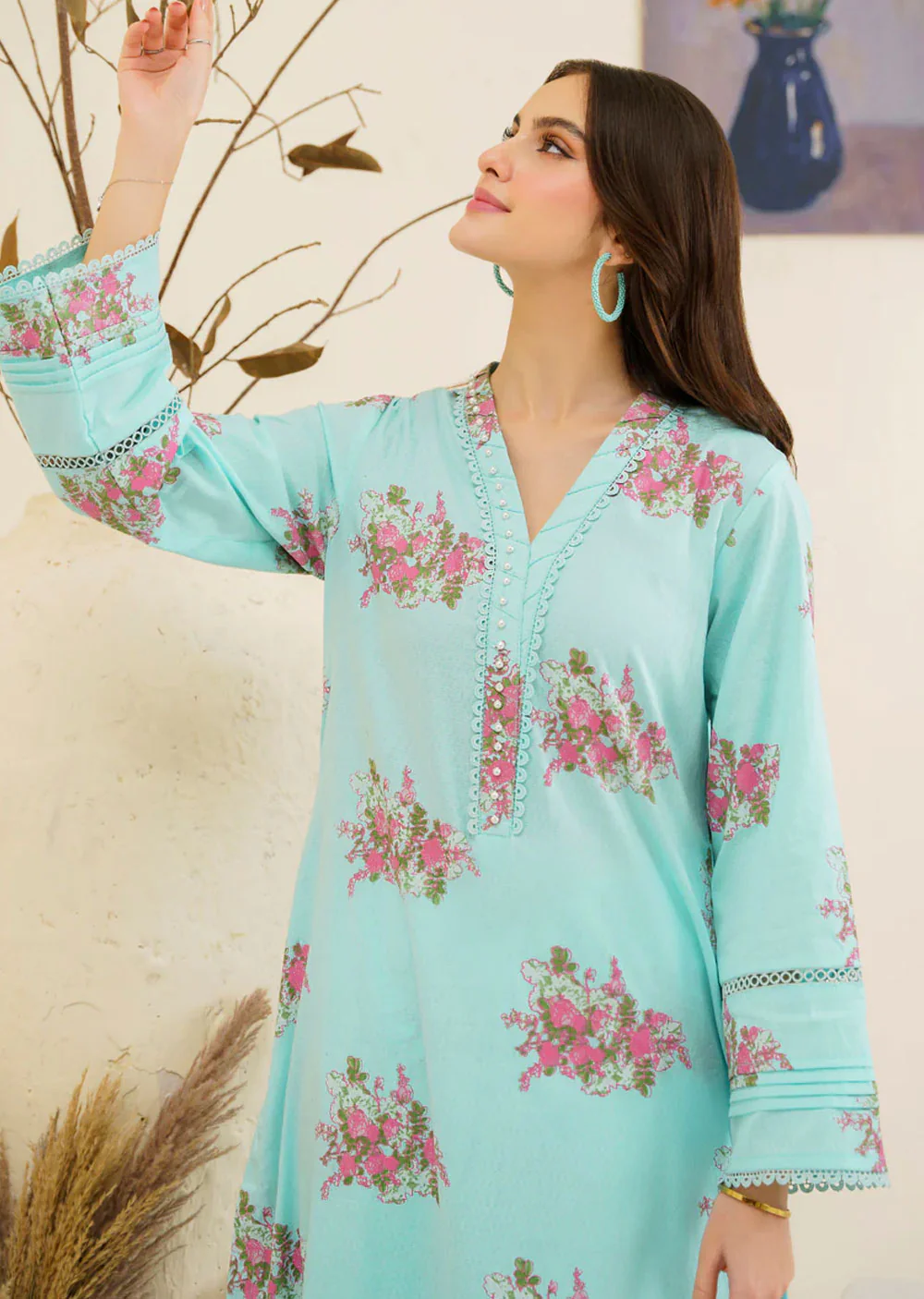 Bali - Readymade 3 Piece Cotton Suit - Image 3