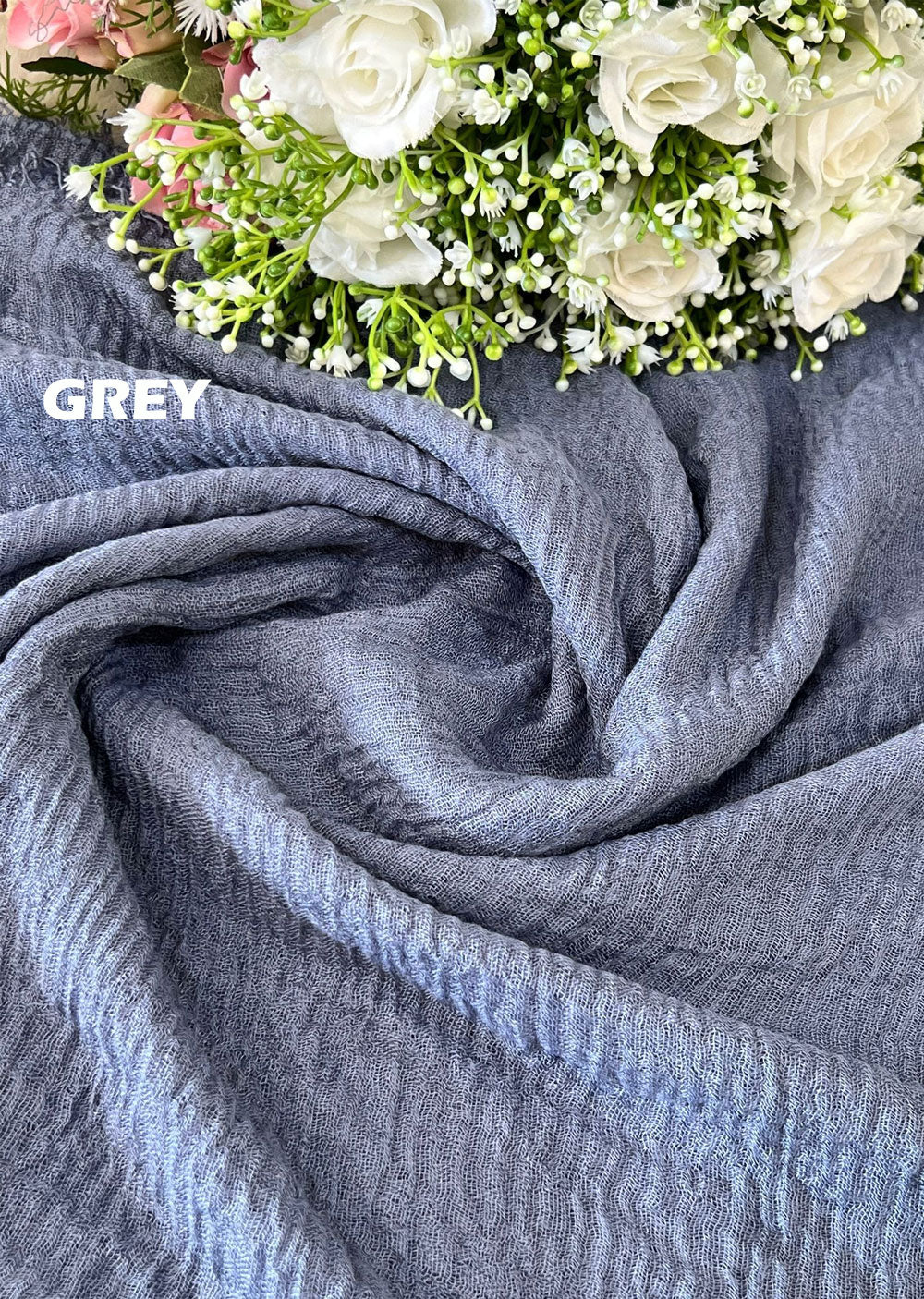 BB-244 Crush Cotton High Quality Hijab - Image 65