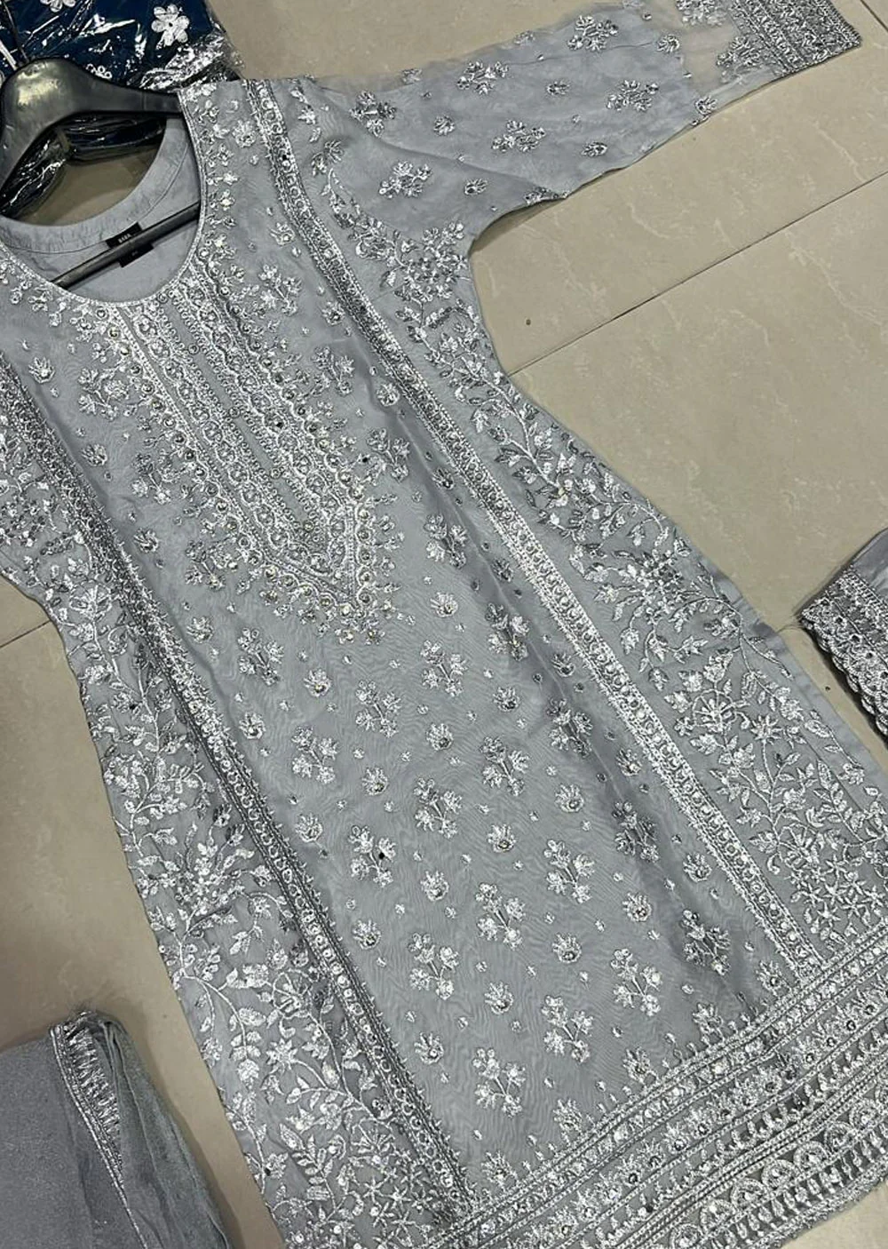 BP1206 - Grey - Readymade Posh Suit 2024 - Image 3