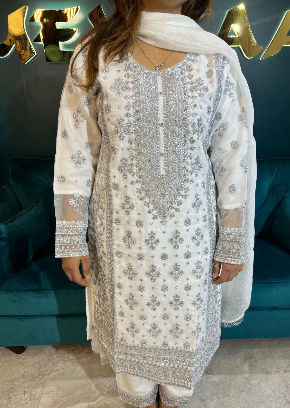 BP1206 - White - Readymade Posh Suit 2024