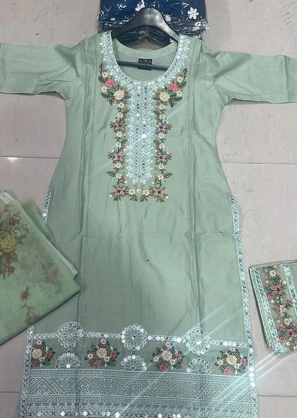 BPH-08 - Green - Readymade Posh Suit 2024 - Image 2
