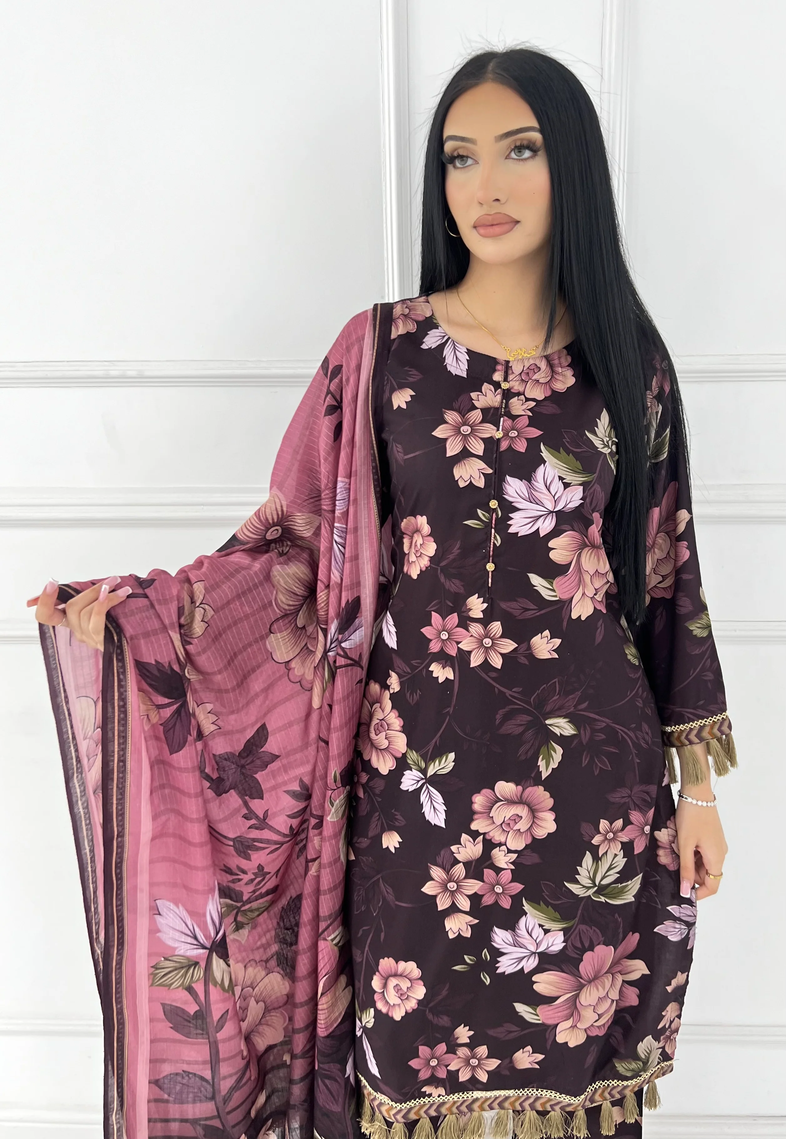 BUT-128- Readymade linen Printed suit 2025 - Image 3