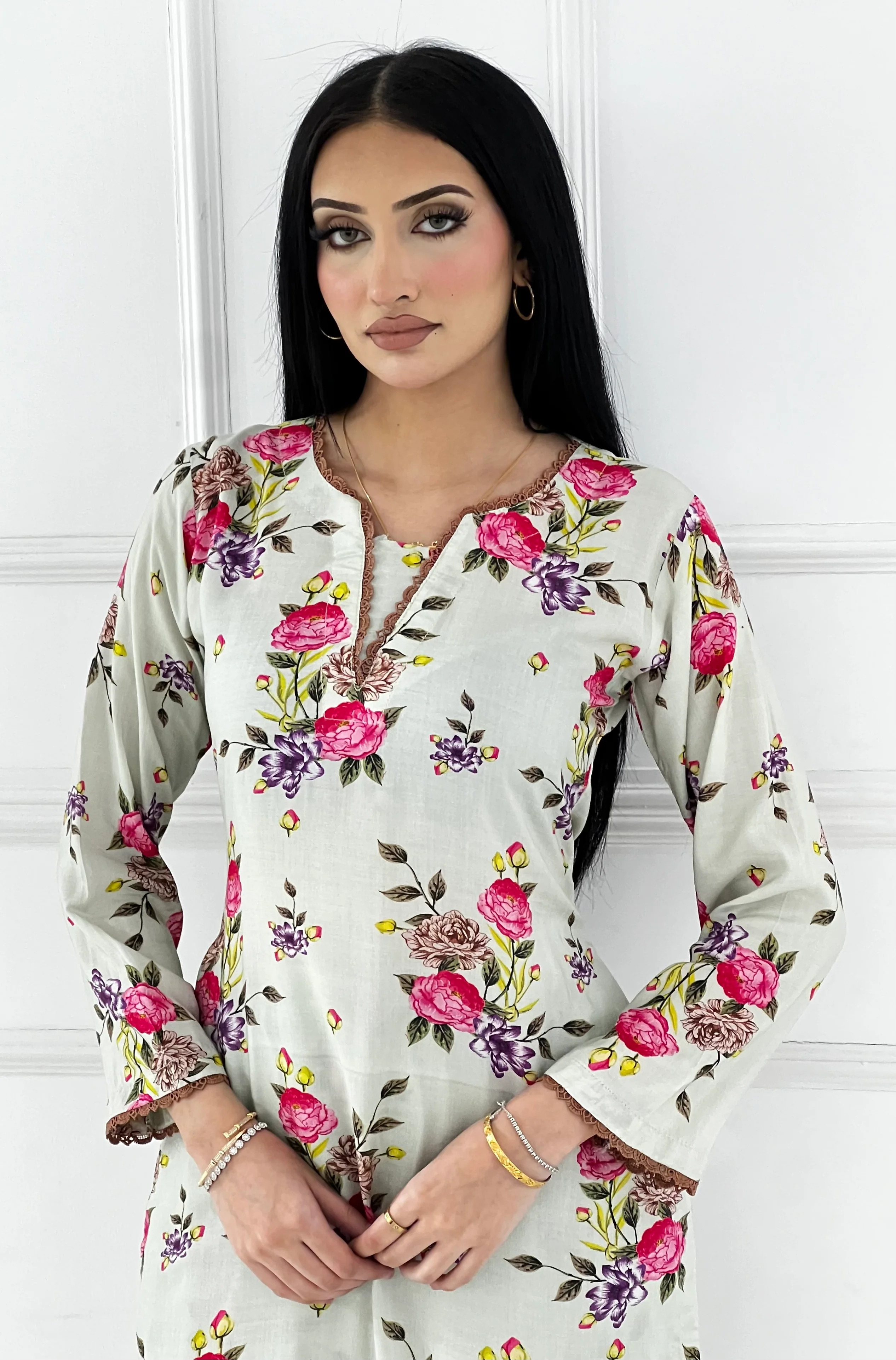 BUT-136- Readymade linen Printed Co-ord 2025 - Image 2