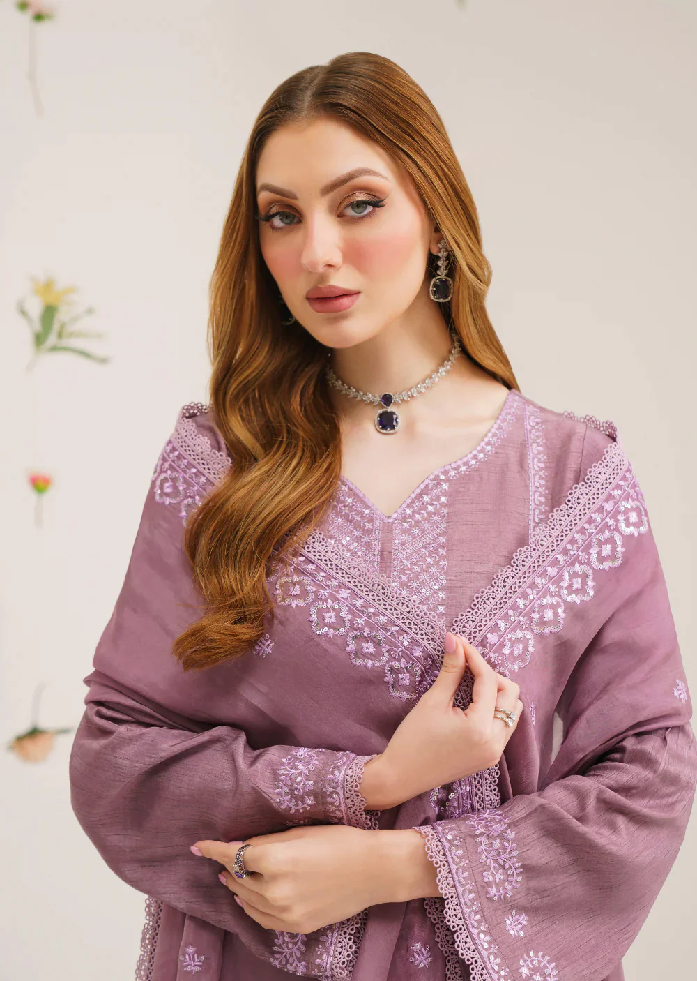 Carmine - Readymade 3 Piece Garnet Suit - Image 6