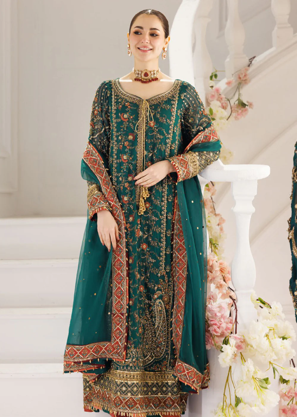 DSTJ-01 - Unstitched - Charizma Dastan E Jashan Premium Chiffon Suit 2025