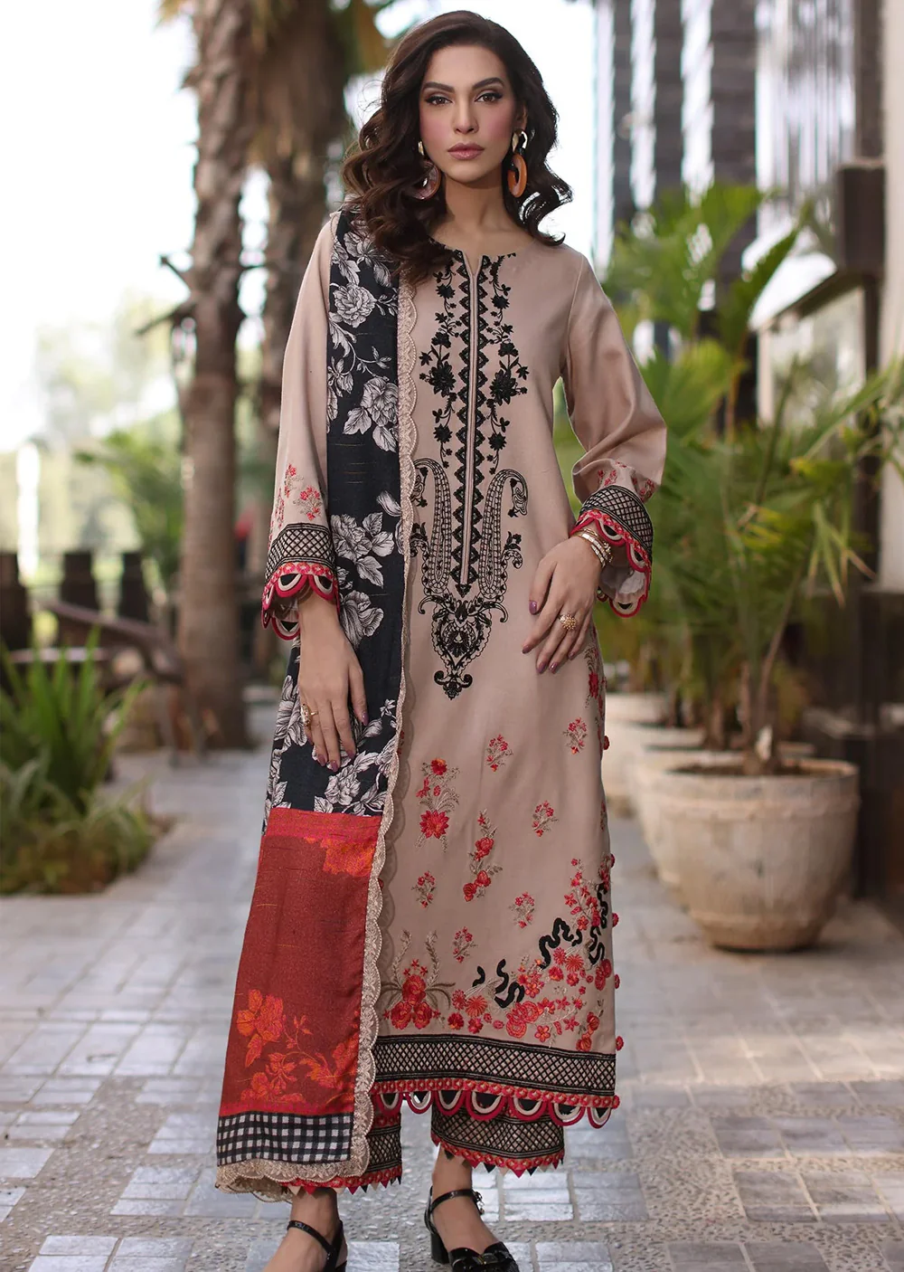 CNP-10-R - Readymade - Charizma Poshmina Collection 2025