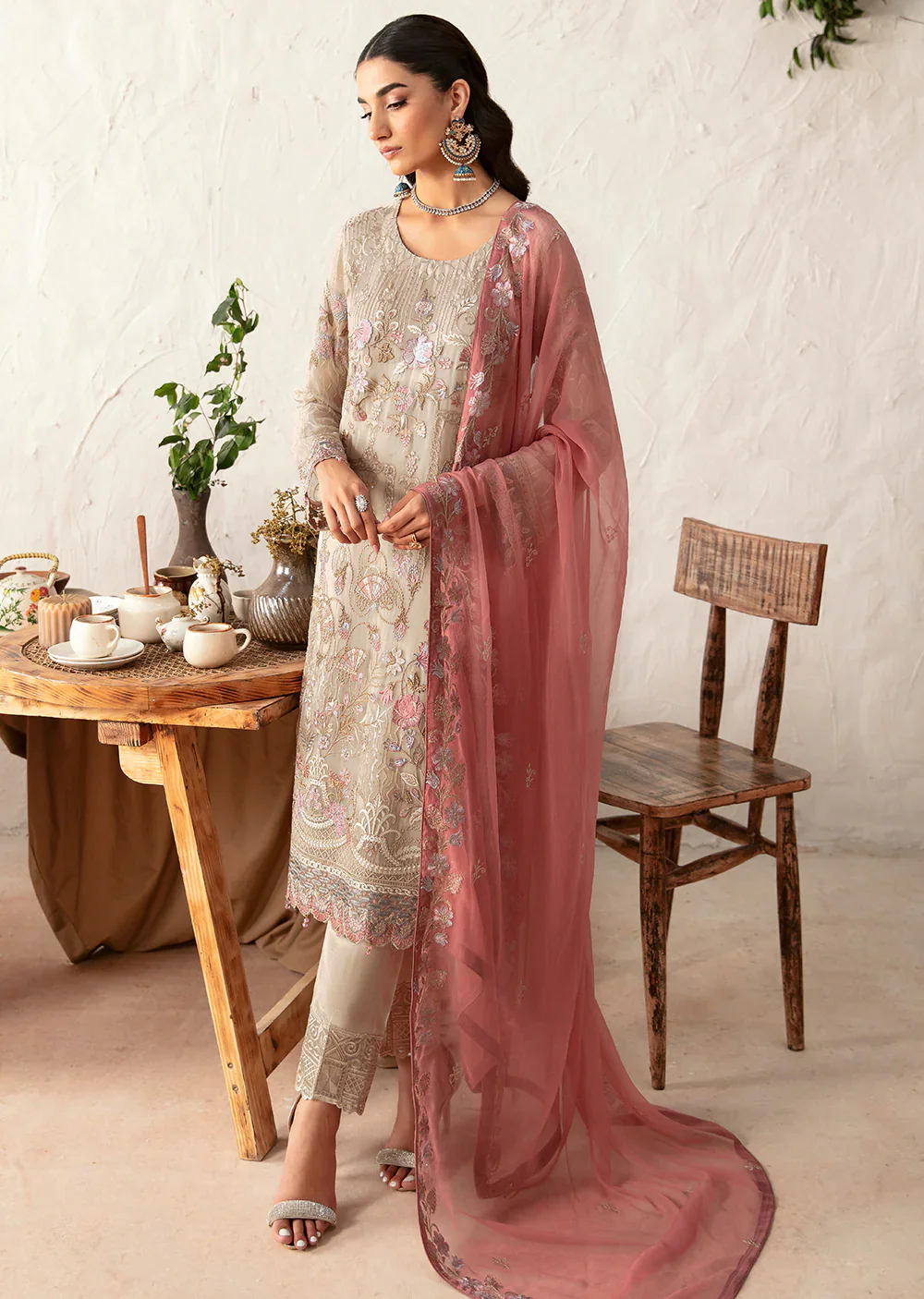D-1212-RANGOON RAMSHA CHIFFON COLLECTION - Image 3