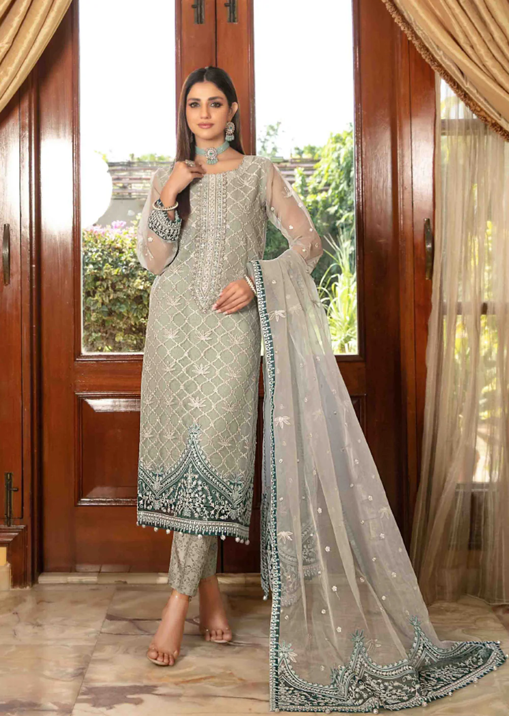D-1505-R - Readymade - Aarzoo By Tawakkal Collection 2024