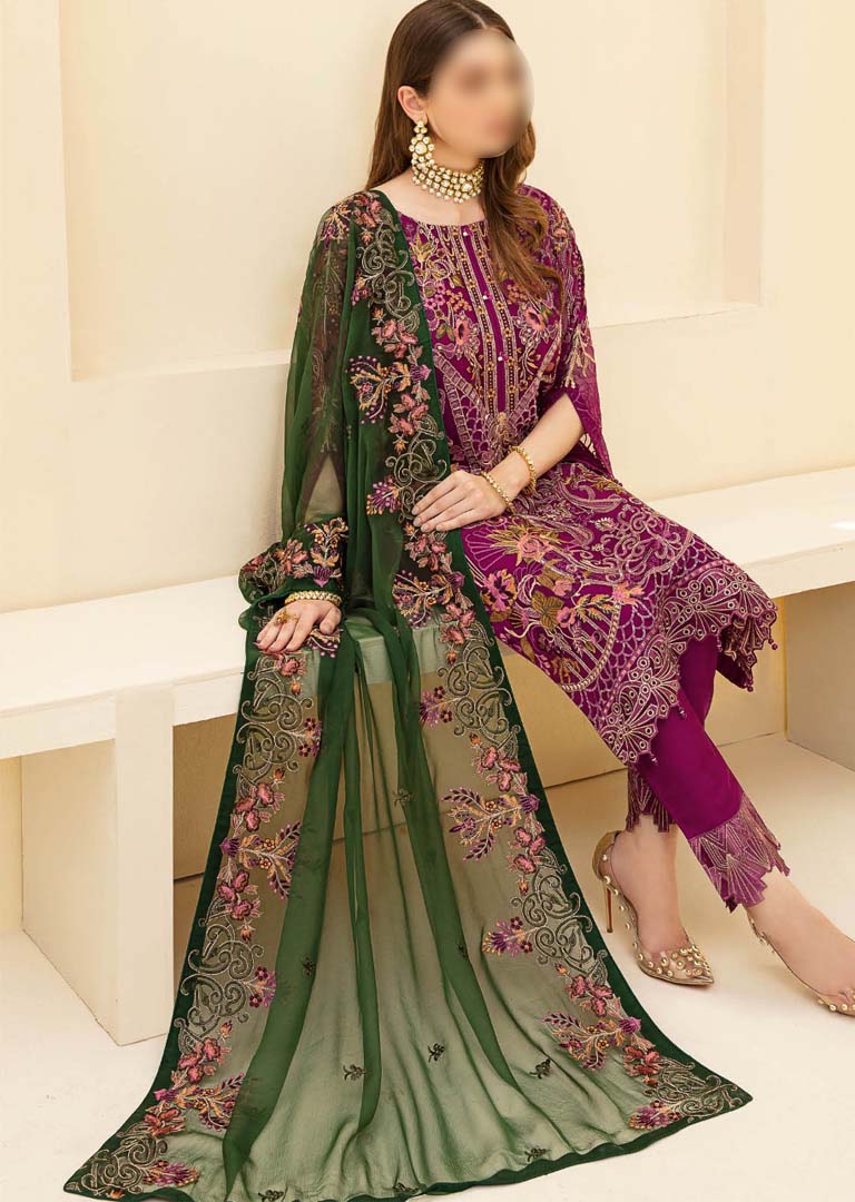D-710-R - Readymade - Rangoon by Ramsha Collection Vol 7 2021 - Image 4