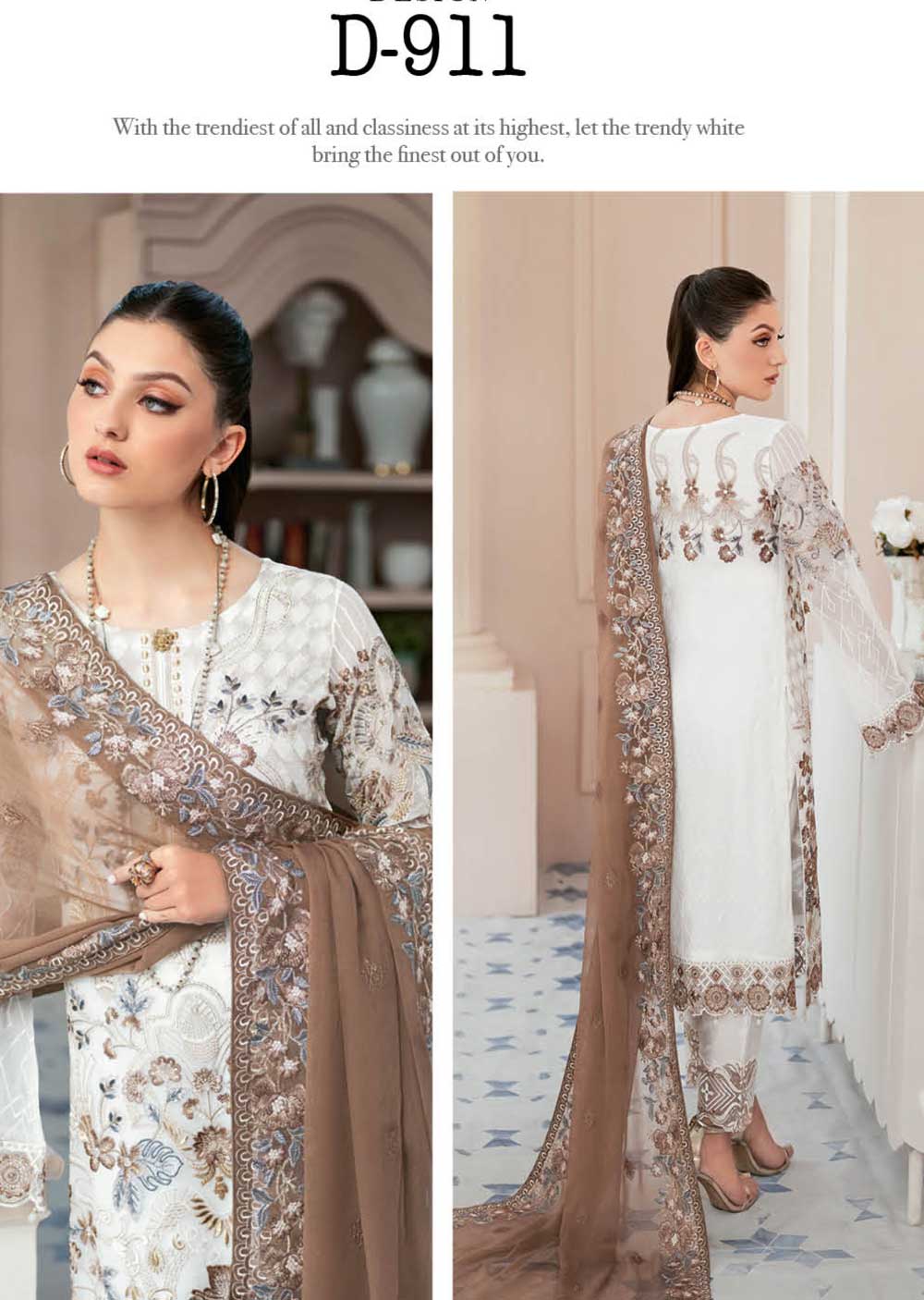D-911-R - Readymade - Rangoon By Ramsha Collection Vol 9 2023 - Image 2