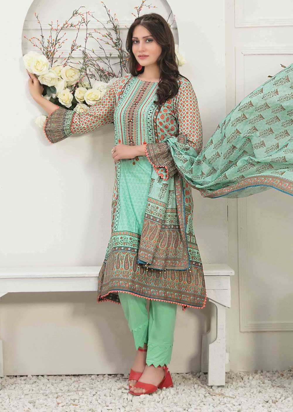D-9384-R - Readymade - Ismeria Lawn 2024 - Image 3