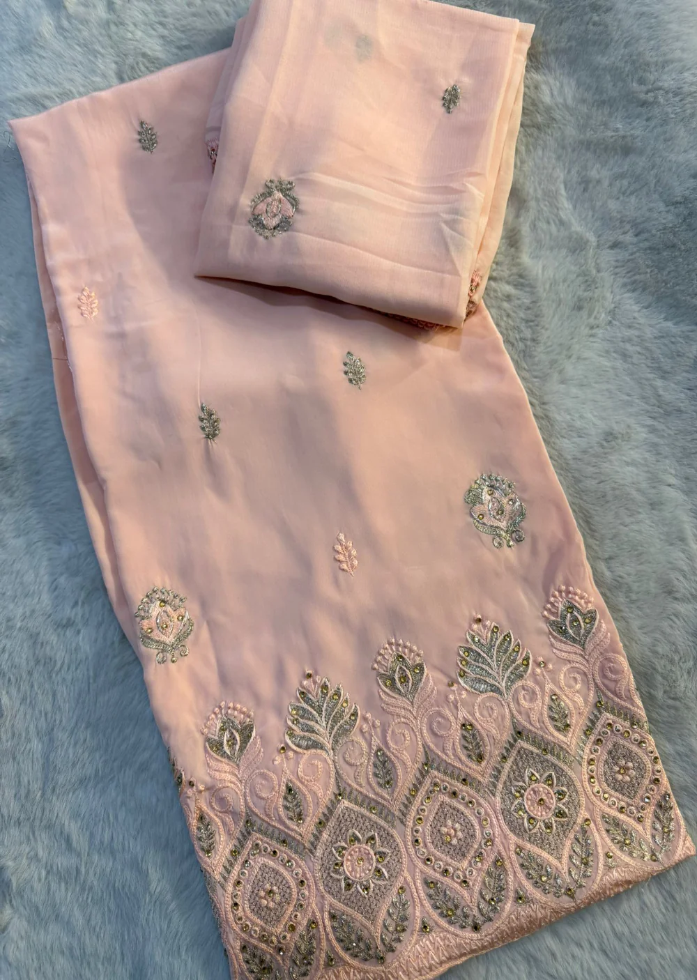 D9739 - Unstitched Cotton Suit - Image 2