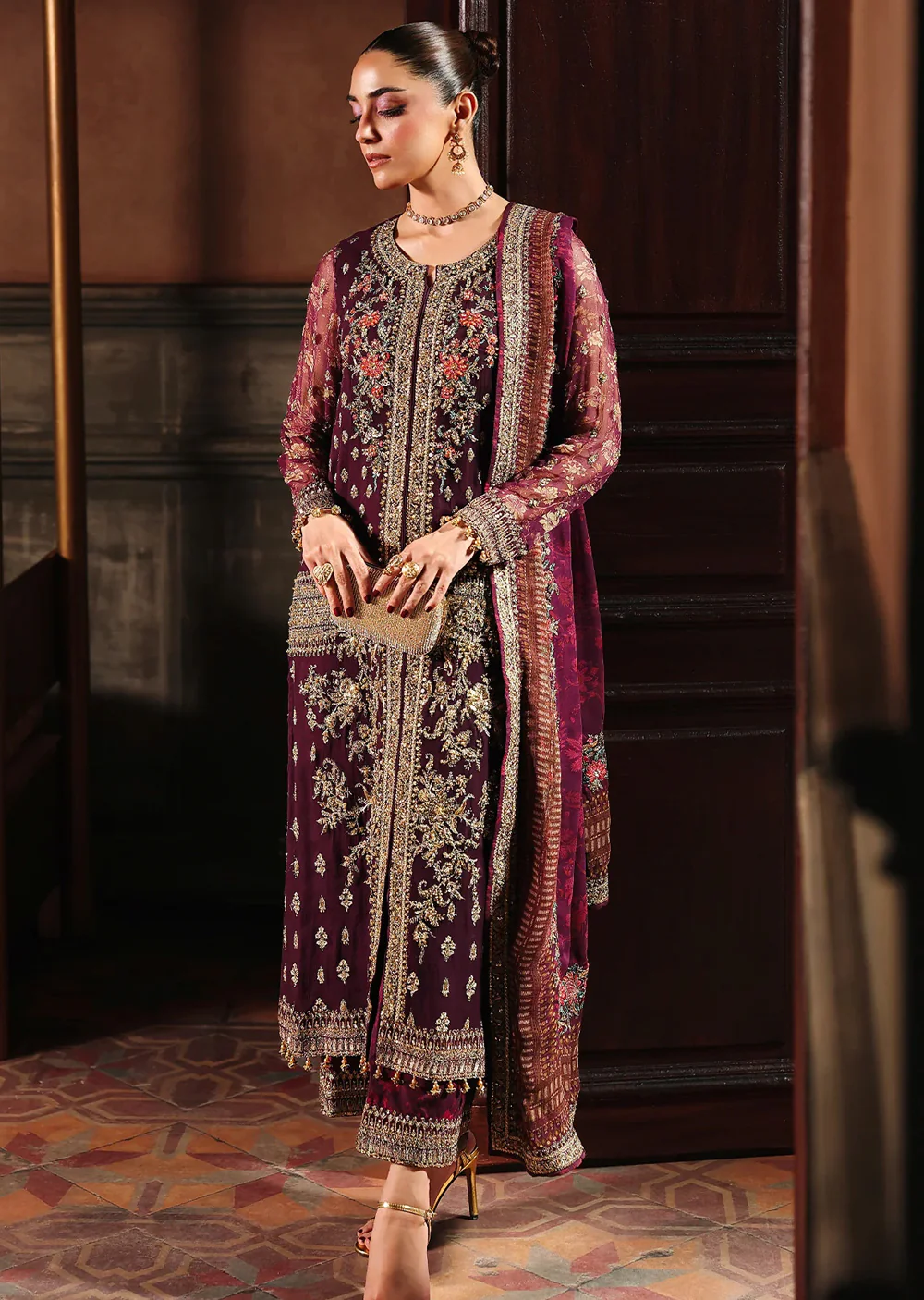 DJW5-07 4-PC Charizma Unstitched Luxury Collection 2025