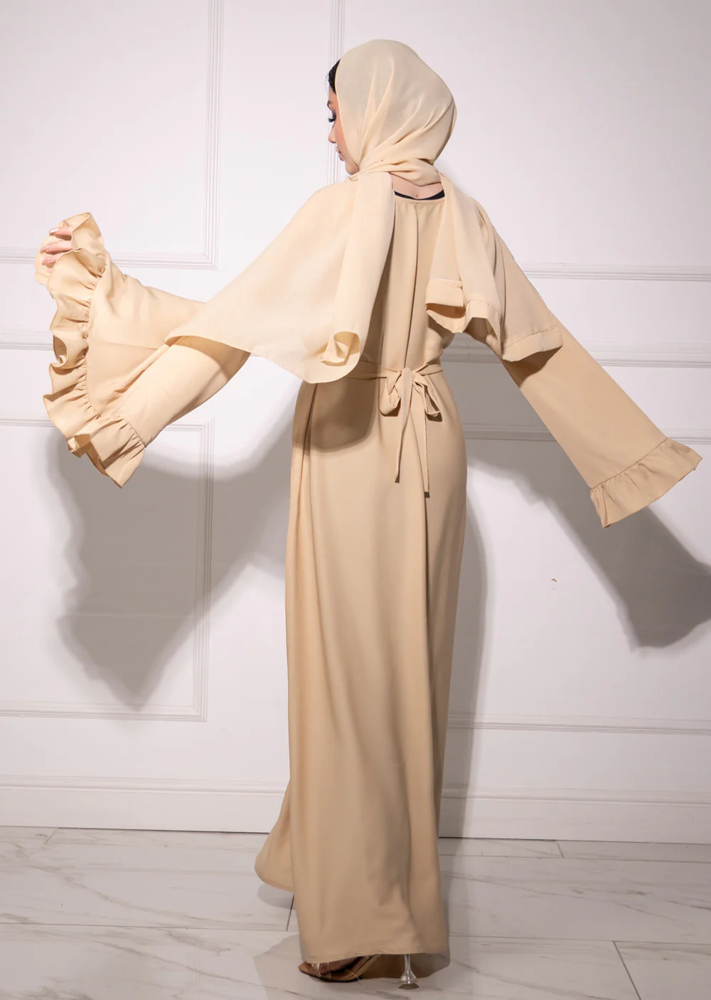 DSL-206 Zanti -Gold Abaya - Image 5