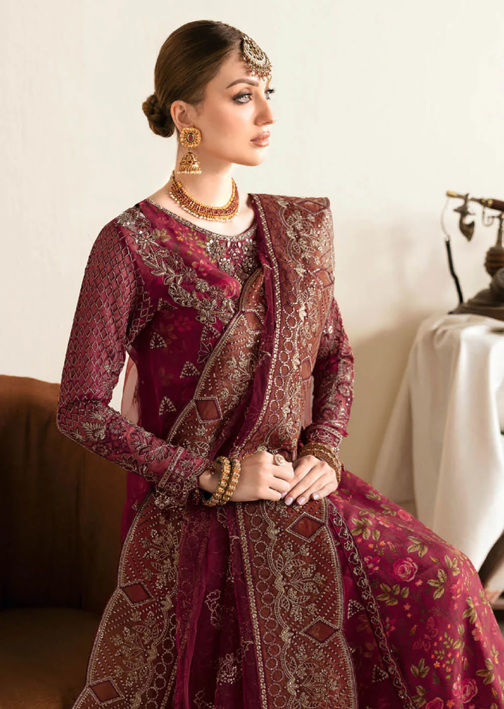 DT-103-R - Readymade - Ramsha Festive Collection Vol 01 2024 - Image 3