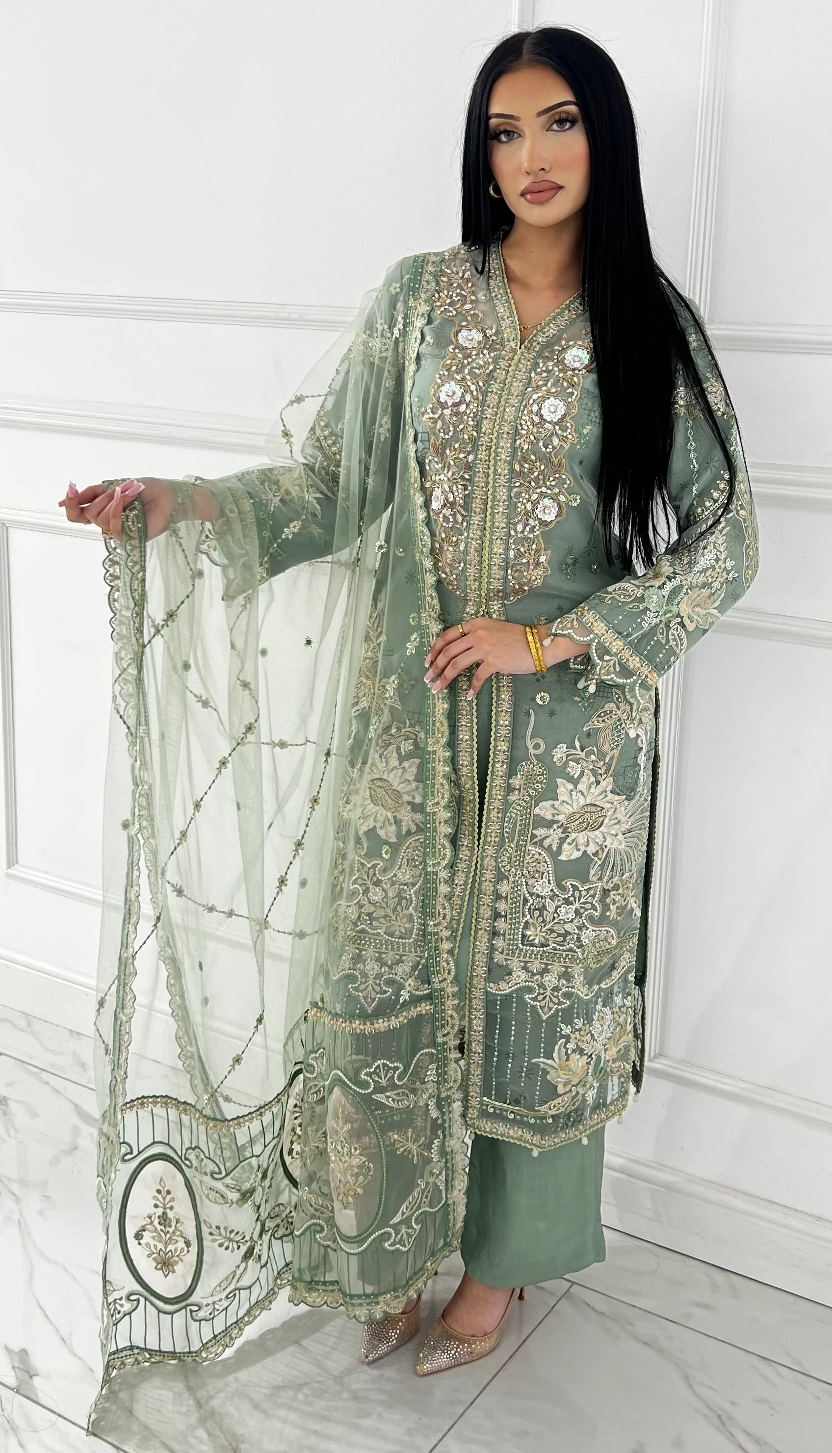 DT-106-R - Readymade - Ramsha Festive Collection Vol 01 2024 - Image 2