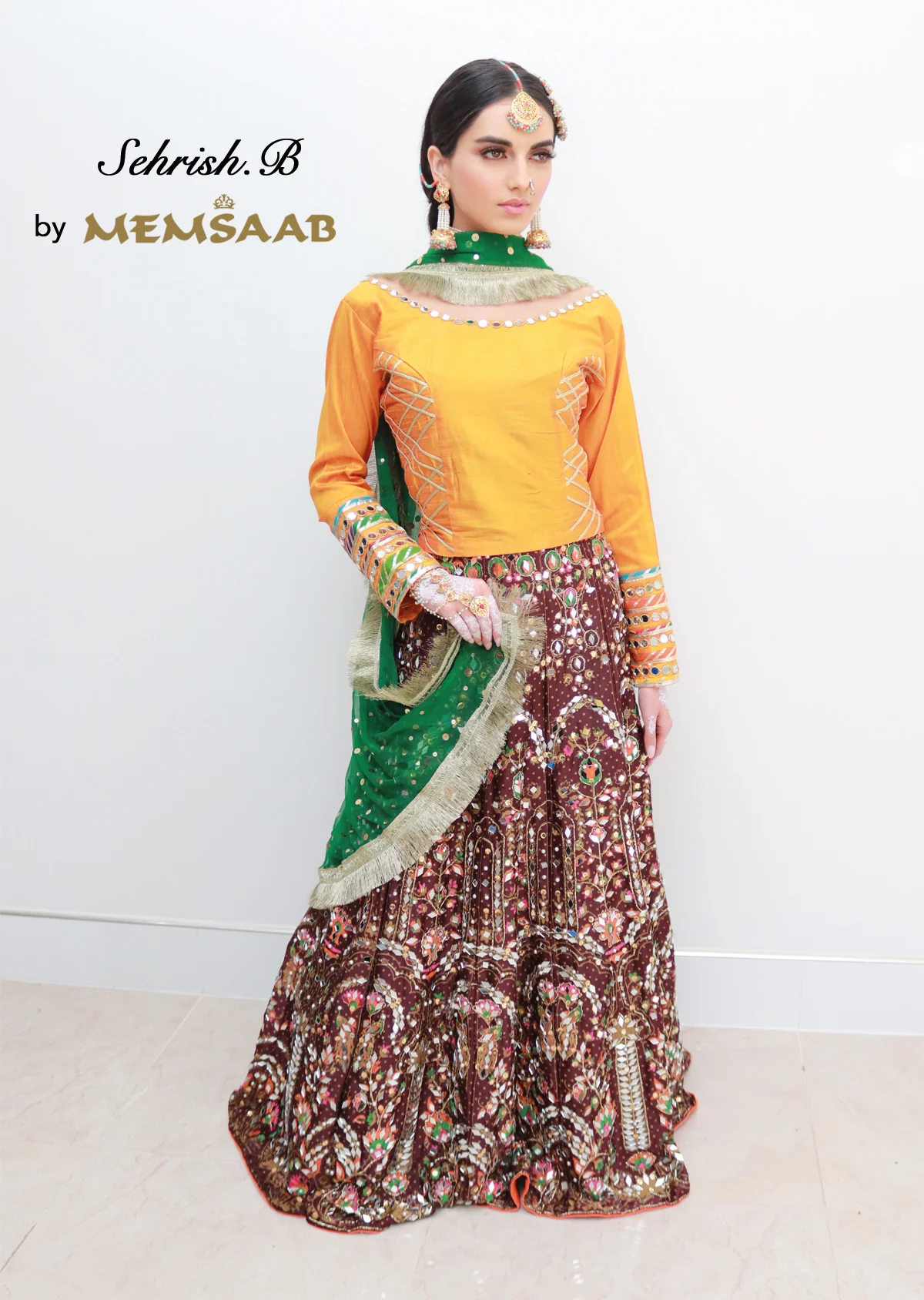 SRB9911 - RANG MAHAL - Sehrish.B Designer - Image 2