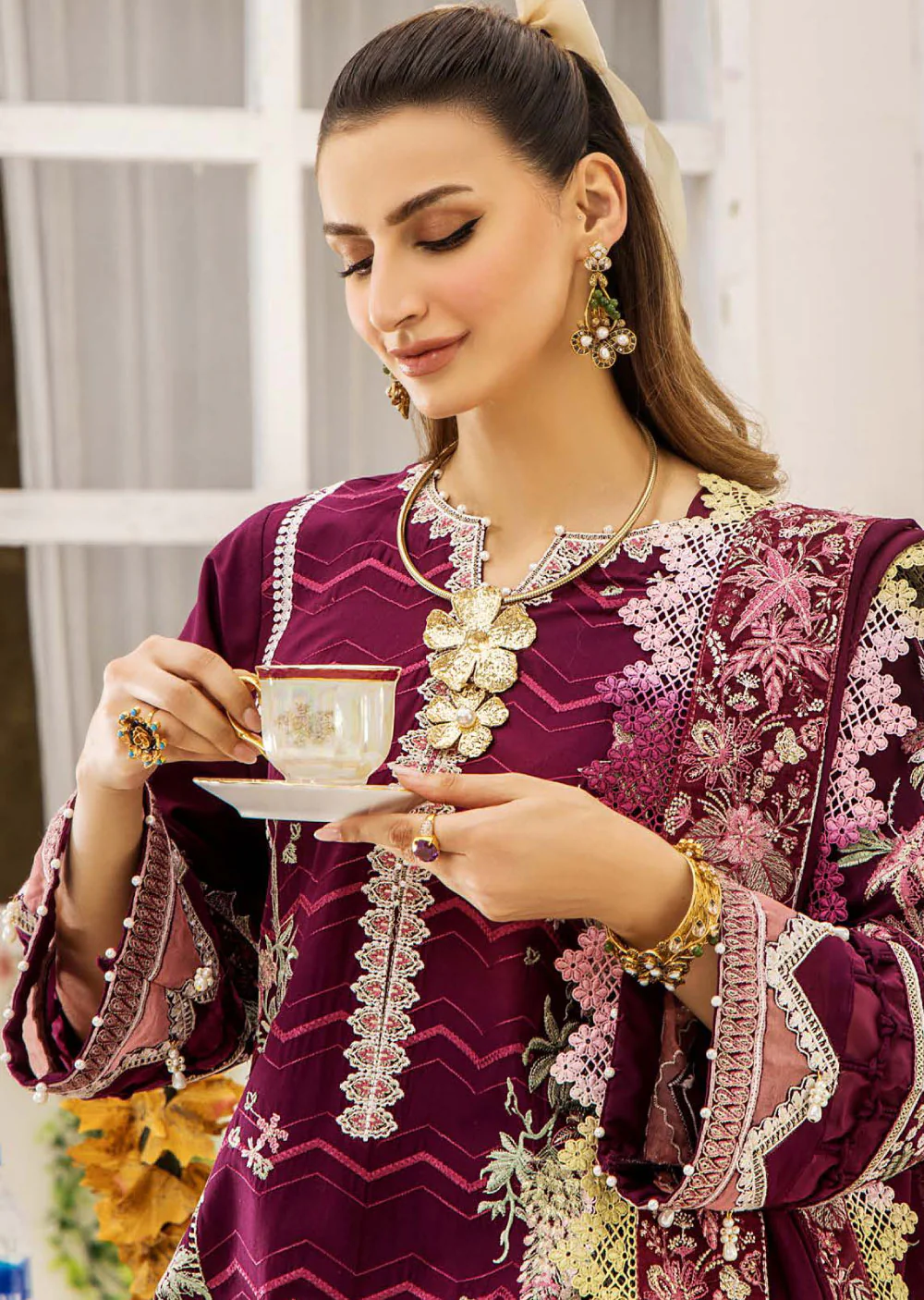 EA-EE-5512-R - Readymade - Embroidered Lawn Collection 2024 - Image 3