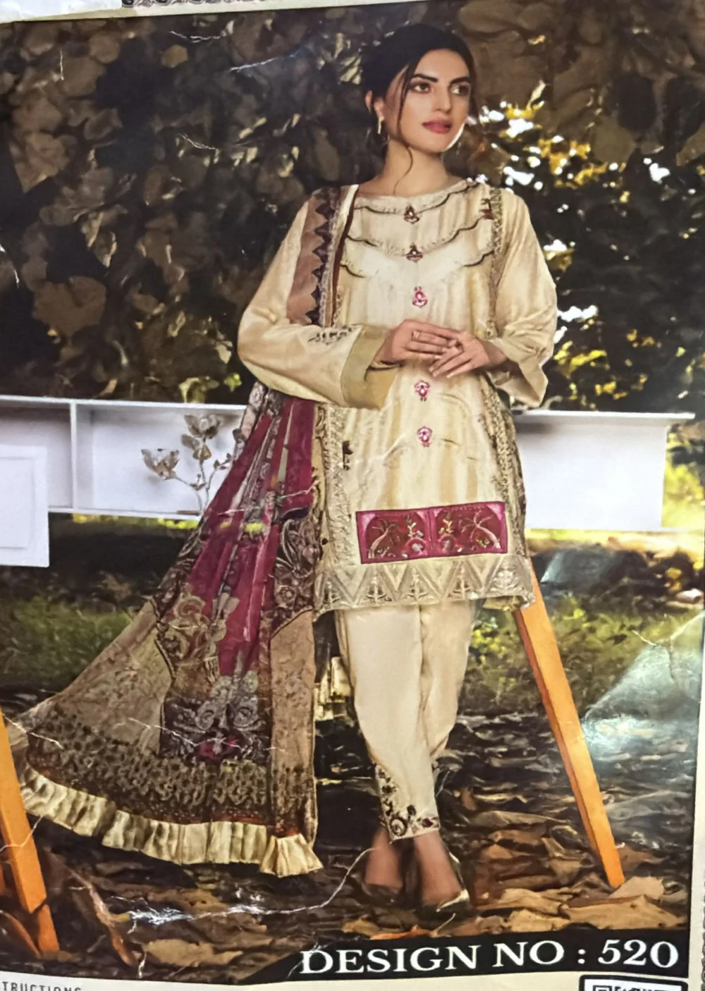 EA-EE-5515 - Unstitched - Eshaisha Eid Edit Lawn Collection 2024