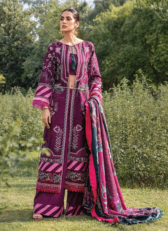 EA-5523 - Unstitched - Eshaisha Eid Edit Lawn Collection