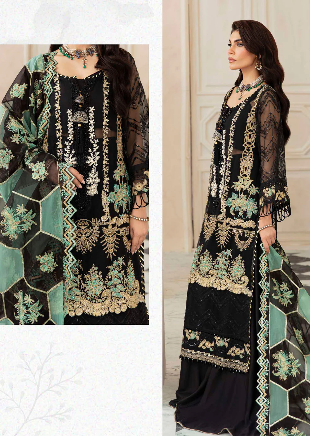 ECH-08 - Unstitched - Celebrations Collection by Elaf 2023 - Image 3
