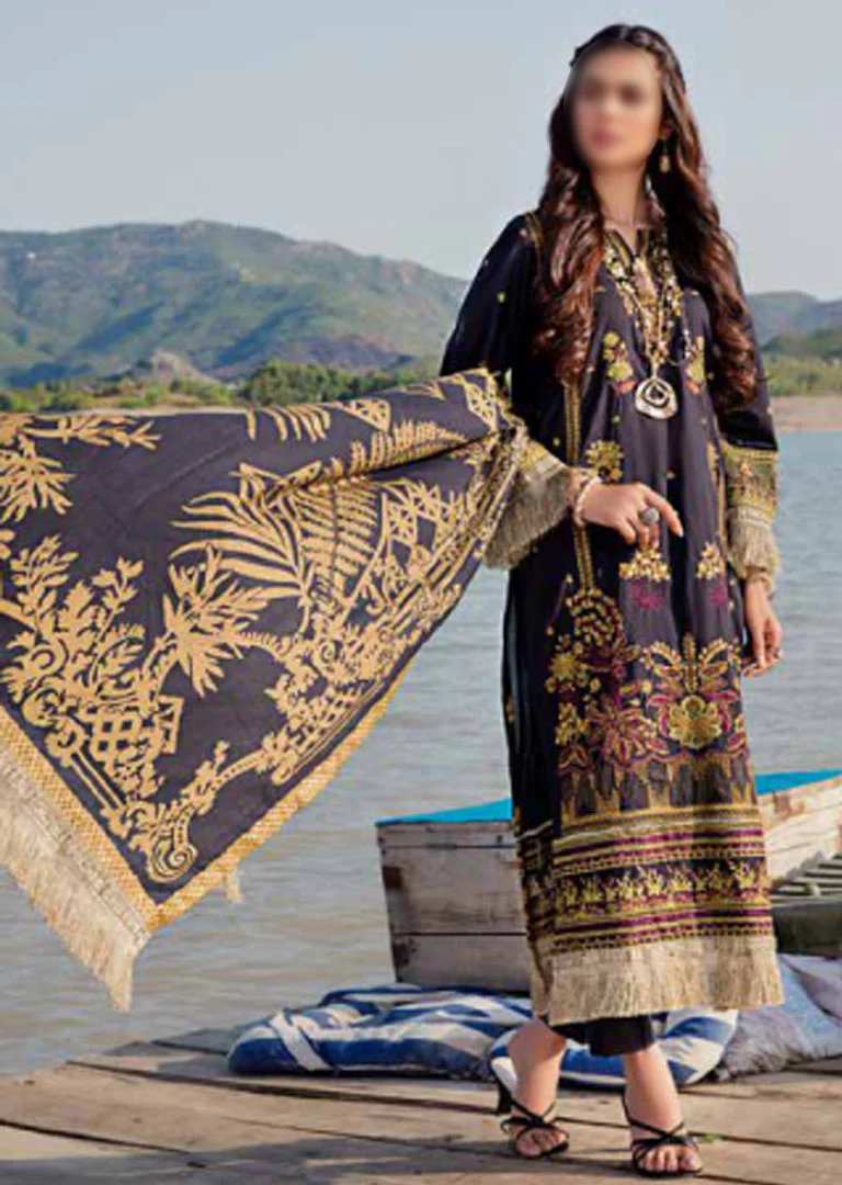 EFL-521R - Readymade - Eshaisha Festive Lawn Embroidered Collection 2021