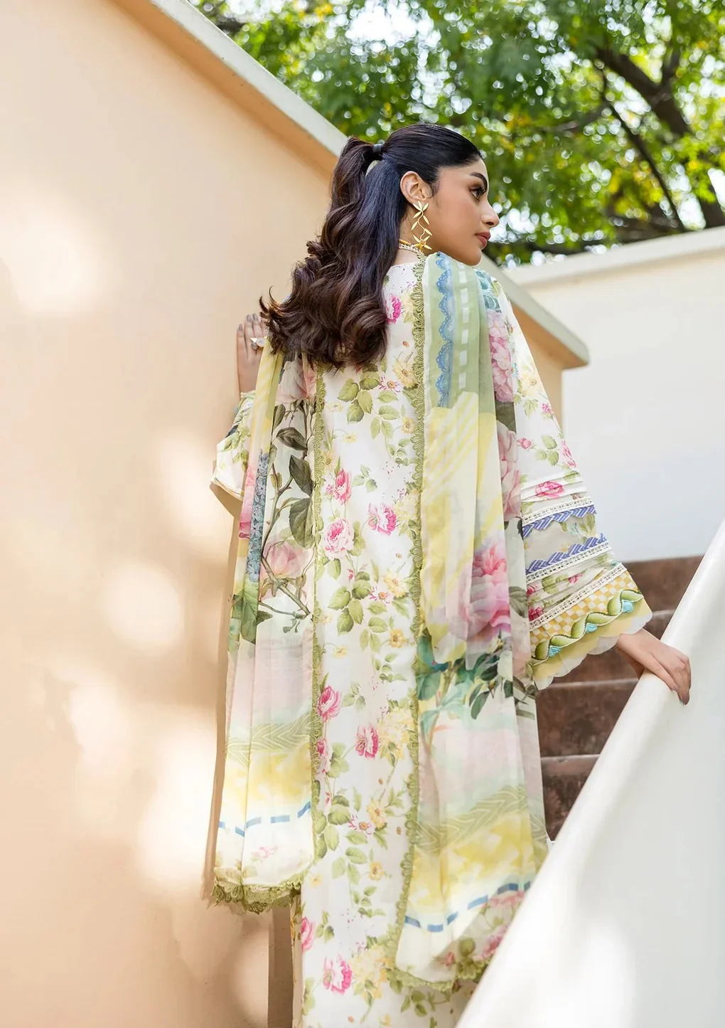 ELFECD-05-A-Gladiolus Grace-Readymade-Elaf Prints Collection 2025 - Image 5
