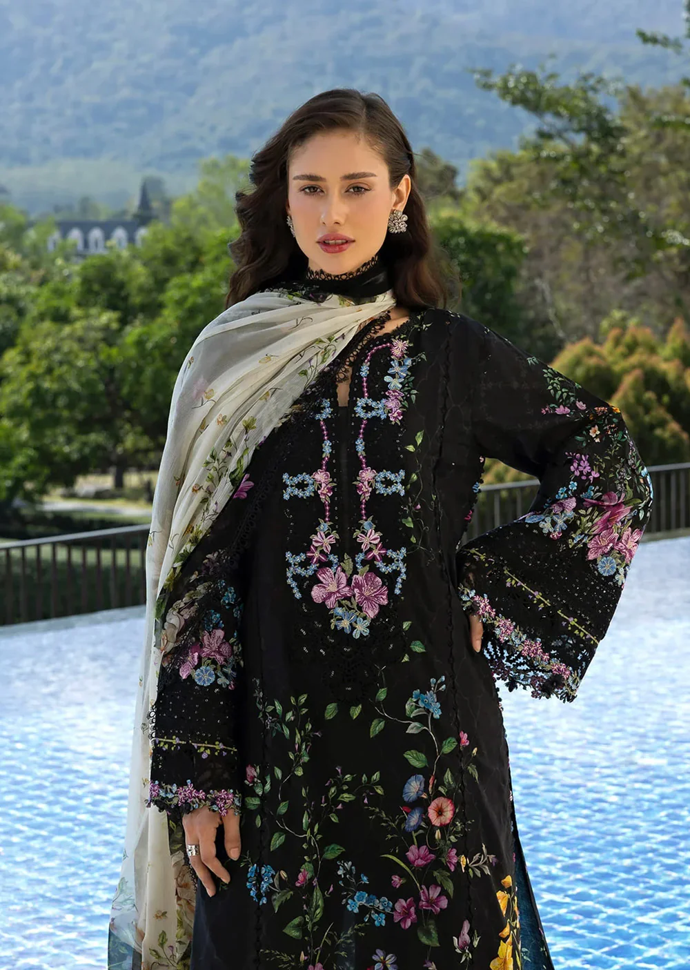 ELSG-01B-ENDOR ELAF luxury Lawn Suit-2026 - Image 2