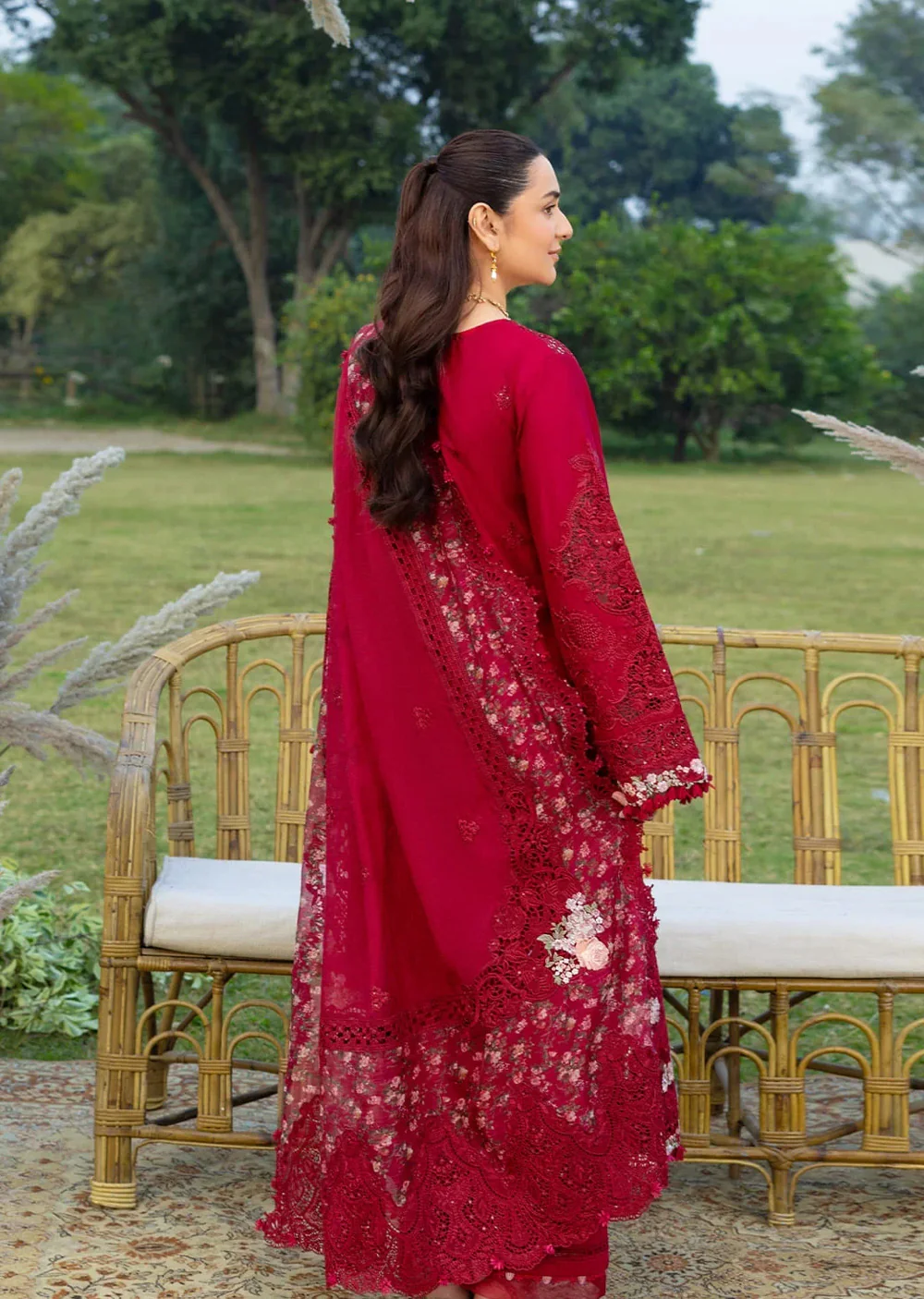 ELY-10 ELAF  LUXURY Lawn Suit-2026 - Image 3