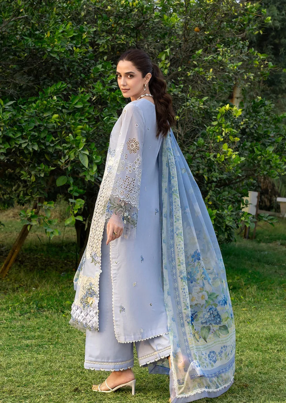 ELY-12 ELAF LUXURY Lawn Suit-2026 - Image 2