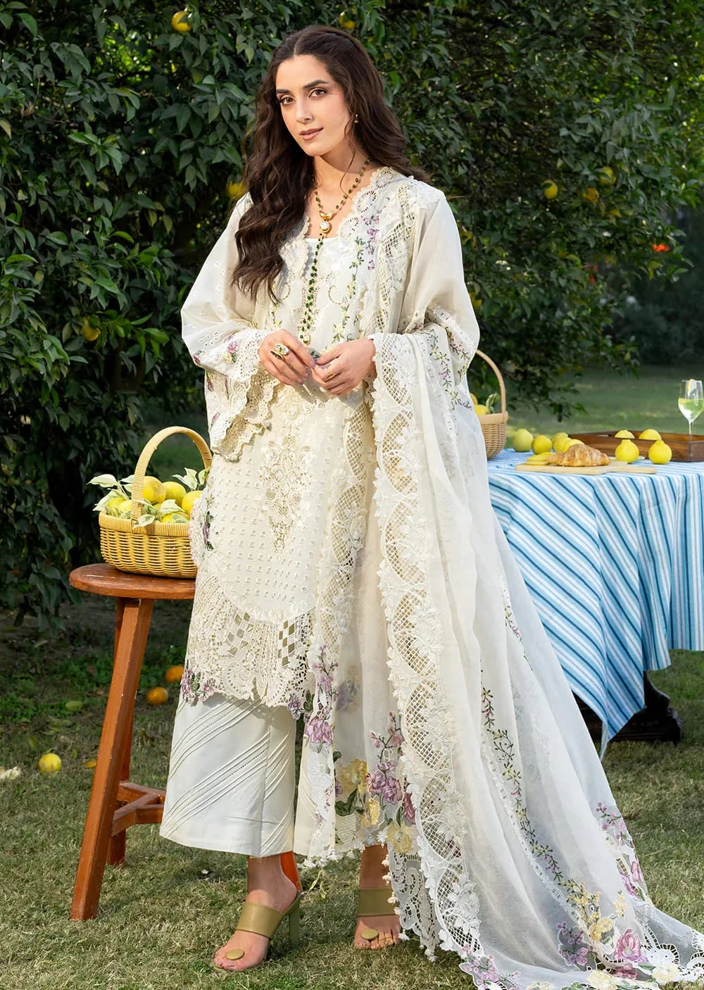 ELY-3A ELAF LUXURY Lawn Suit-2026