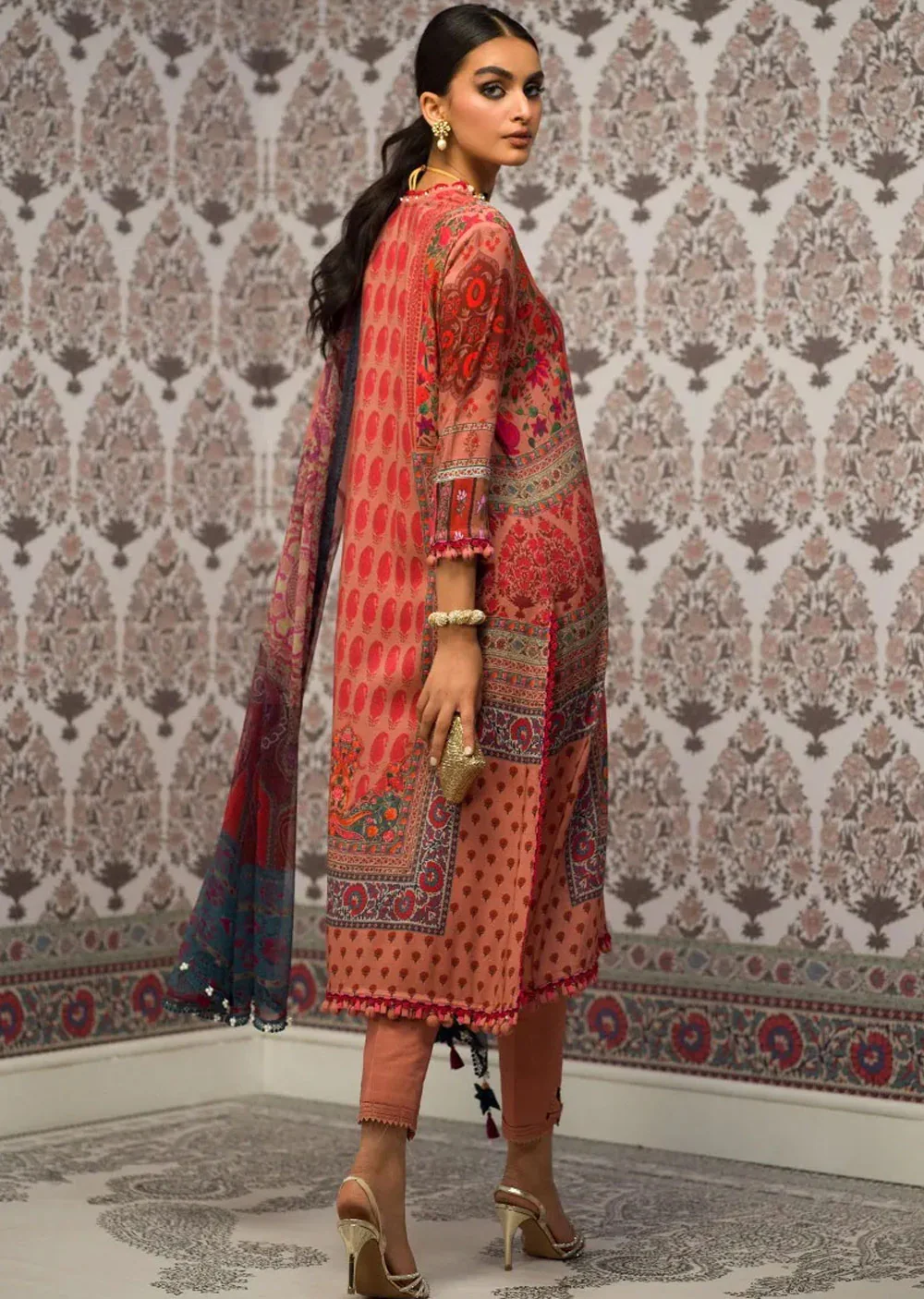 ES-04-A - Unstitched - Eid Collection by Sana Safinaz 2022 - Image 2