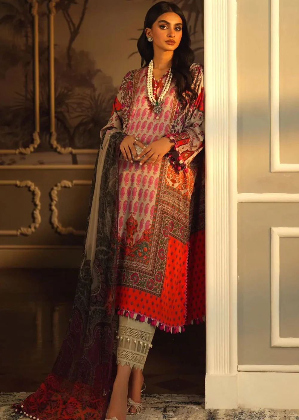 ES-04-B - Unstitched - Eid Collection by Sana Safinaz 2022