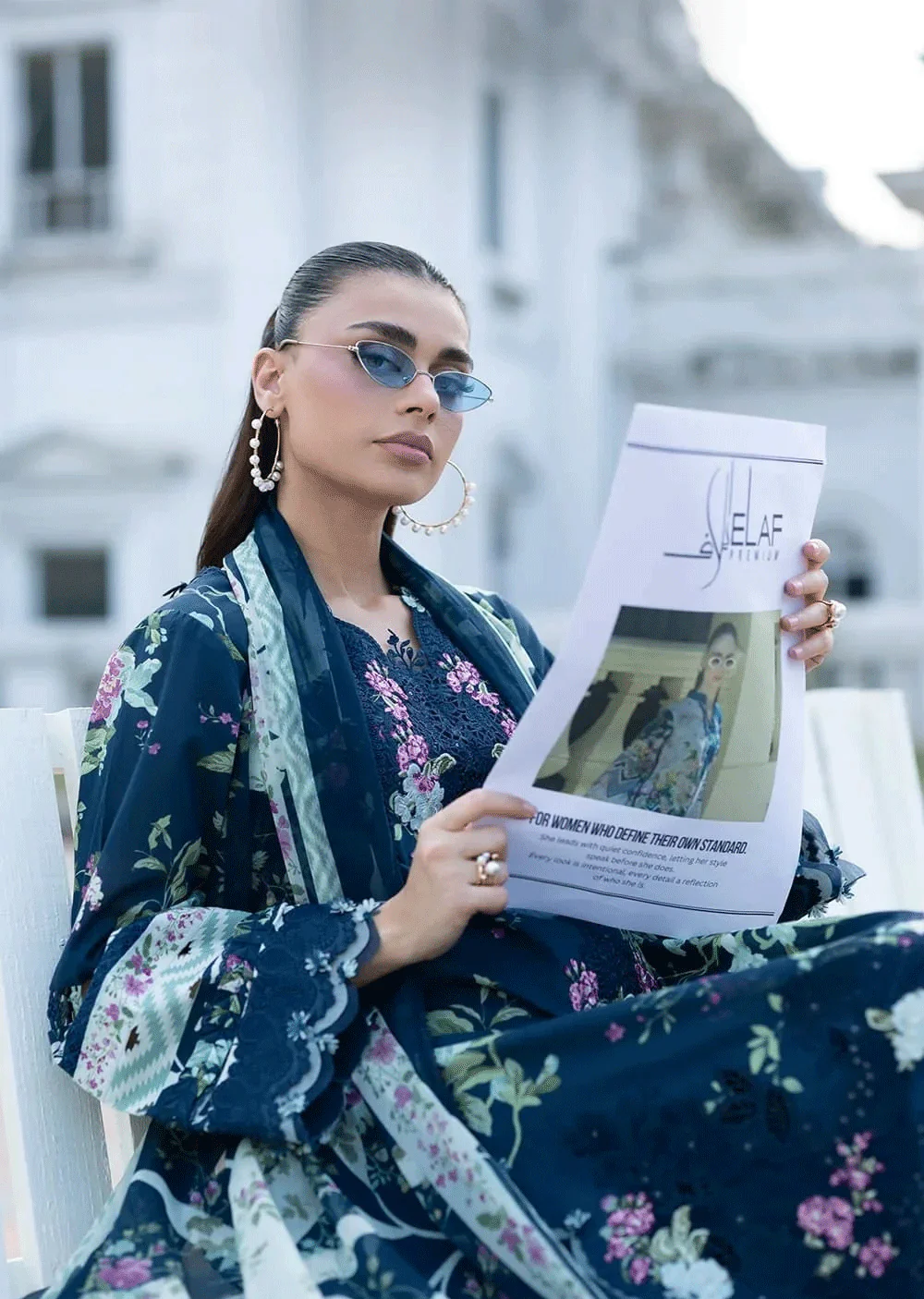 ESG-03A MARIEL Embroidered Prints with Chiffon 26 - Image 6