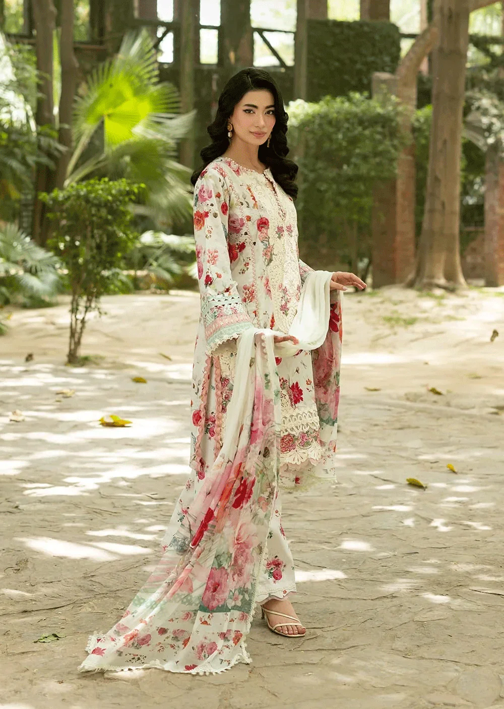 ESG-04A MIRA Embroidered Prints with Chiffon 26 - Image 3