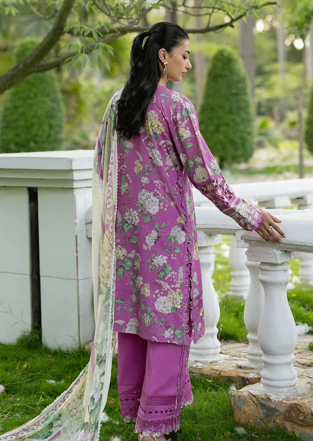 ESG-07B STELLA Embroidered Prints with Chiffon 26 - Image 2