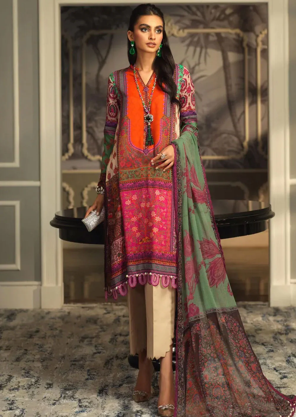 ESR-01-B - Readymade - Eid Collection by Sana Safinaz 2022