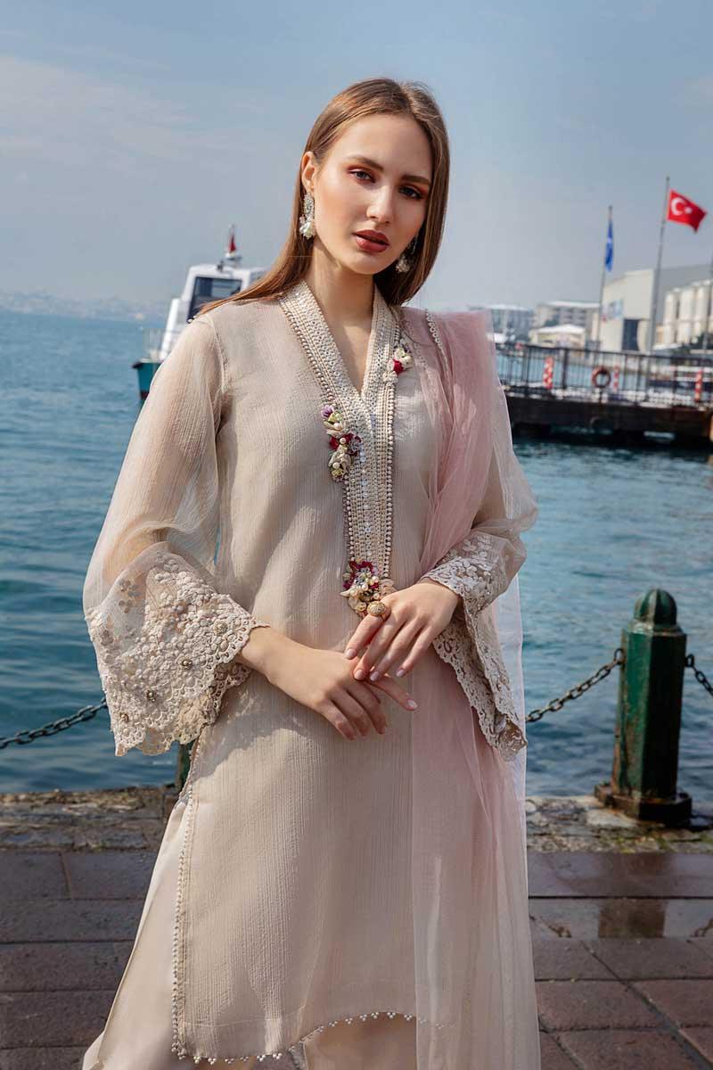 F-113 - Ready made Swiss Lawn Khuda Ameer Outfit - Image 11
