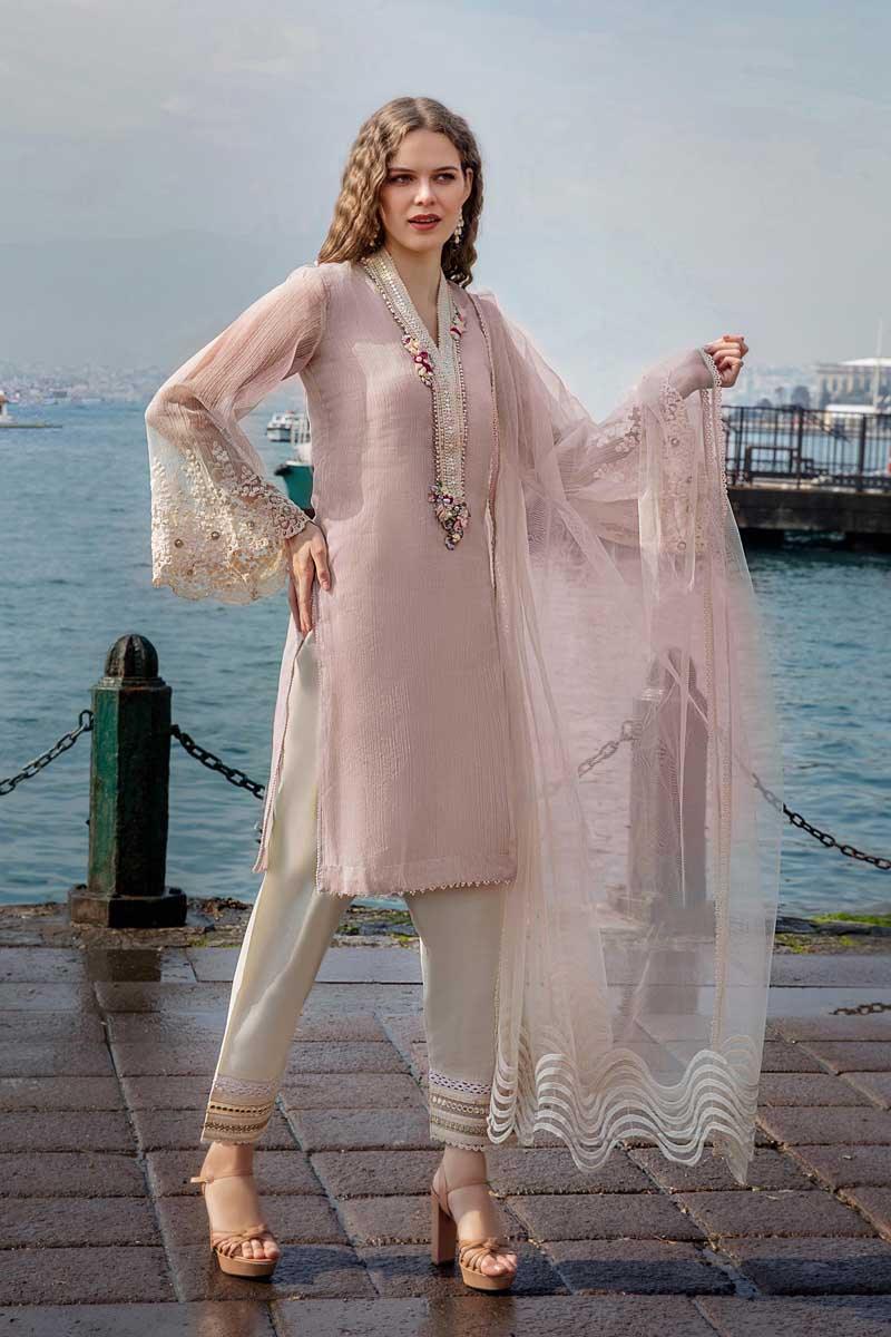 F-113 - Ready made Swiss Lawn Khuda Ameer Outfit - Image 12