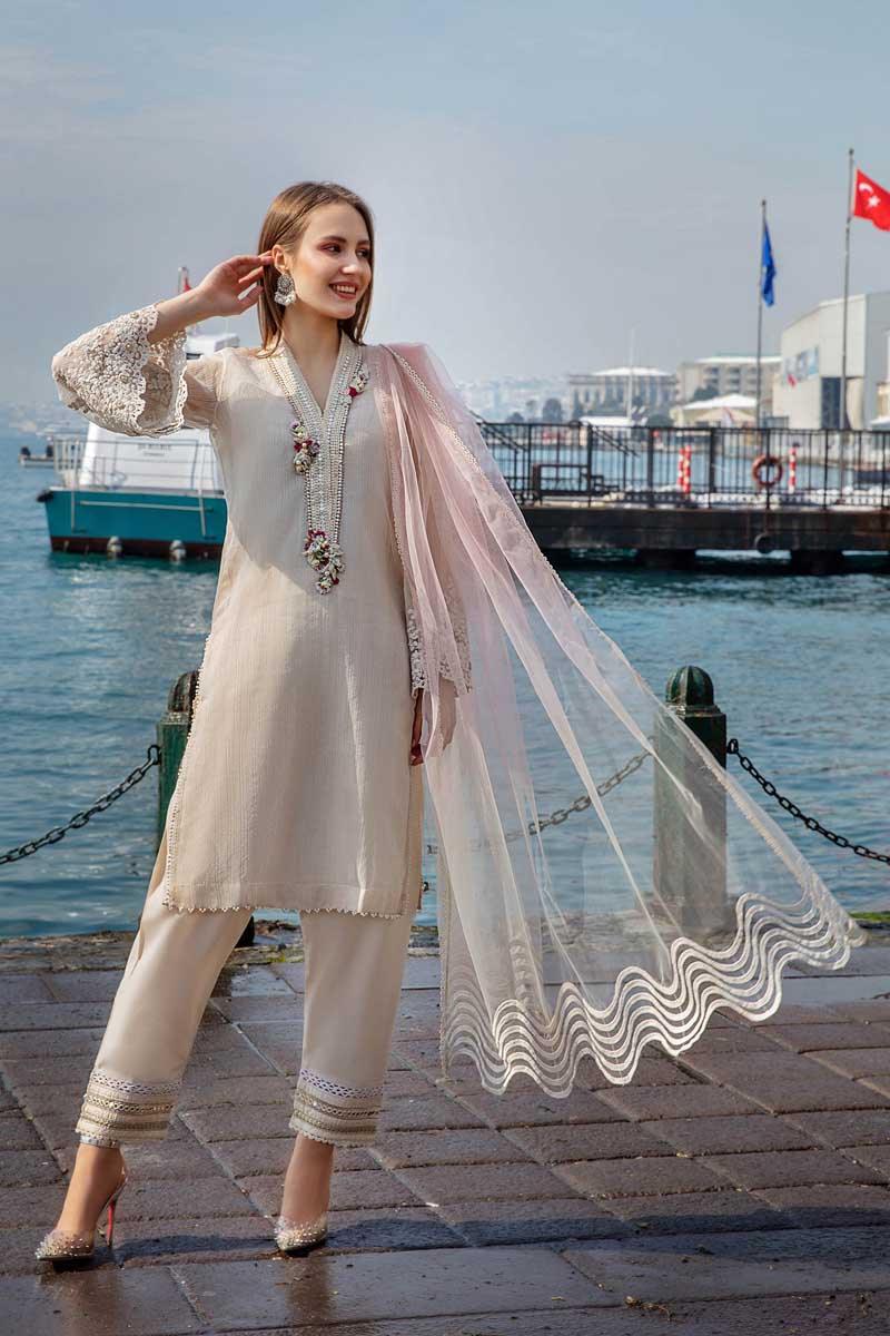 F-113 - Ready made Swiss Lawn Khuda Ameer Outfit - Image 2